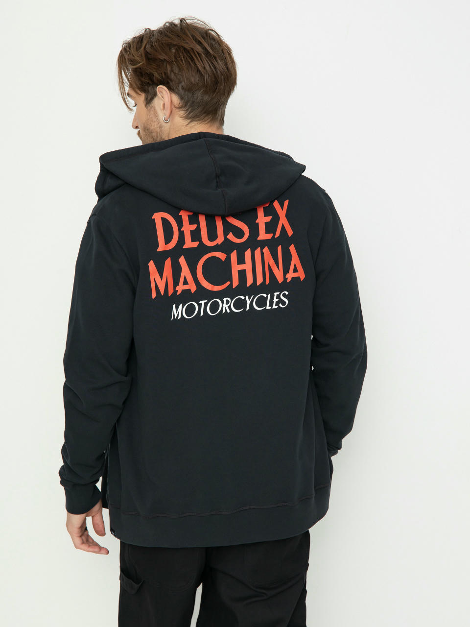 Hanorac cu glugă Deus Ex Machina Chinchilla HD (black)