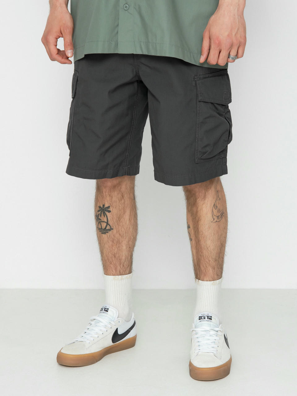 Pantaloni Volcom Grande Barracks Cargo 22 (asphalt black)