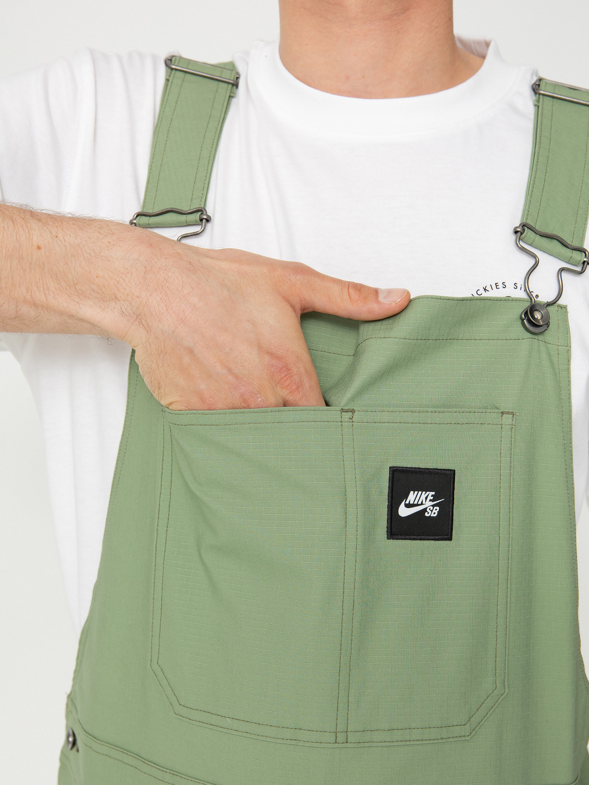 Pantaloni Nike SB Overall Solid (oil green)