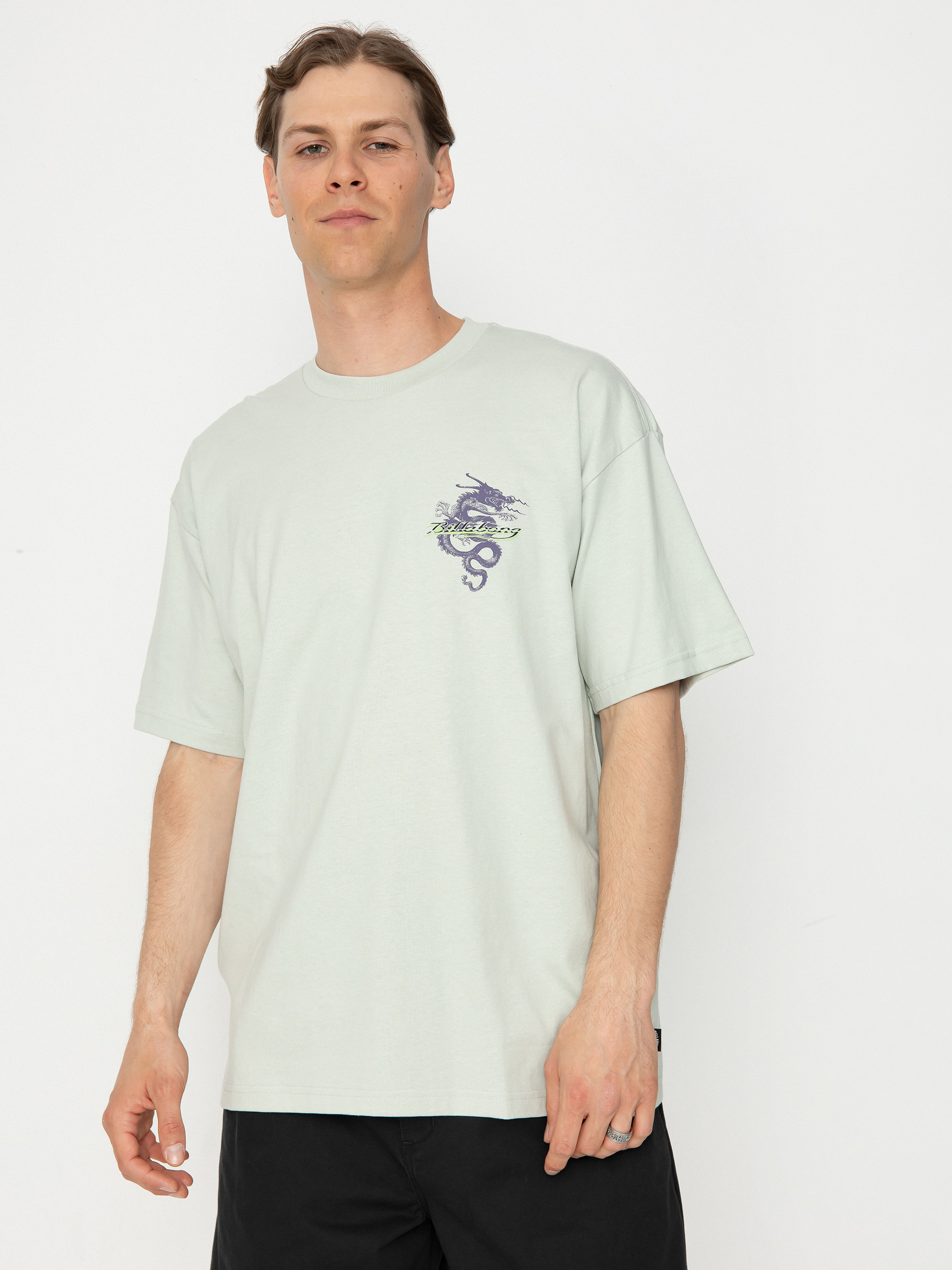Tricou Billabong Enter The Dragon Og (grey mist)