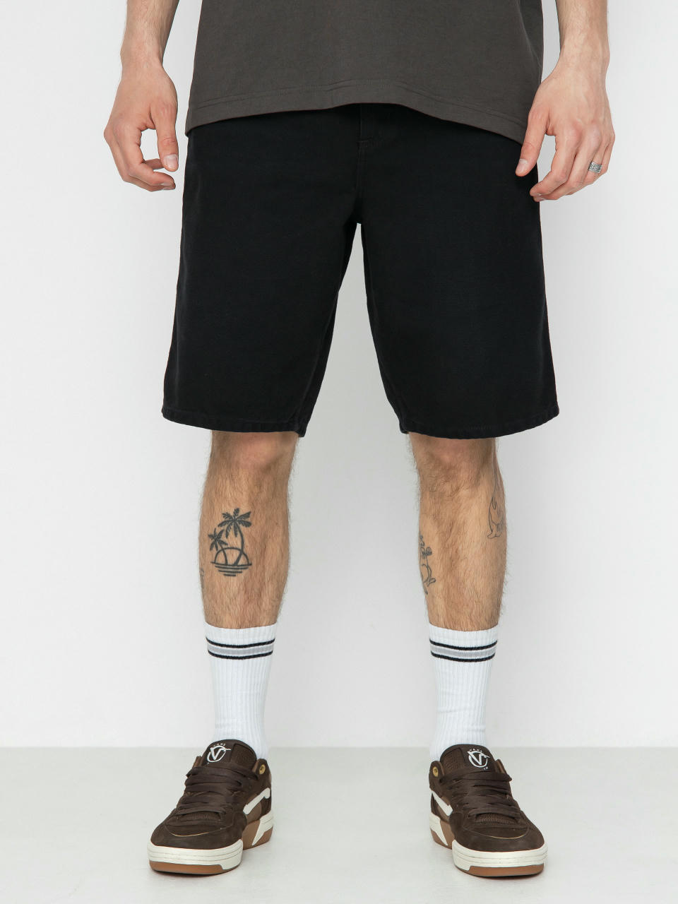 Șort Carhartt WIP Single Knee (black)