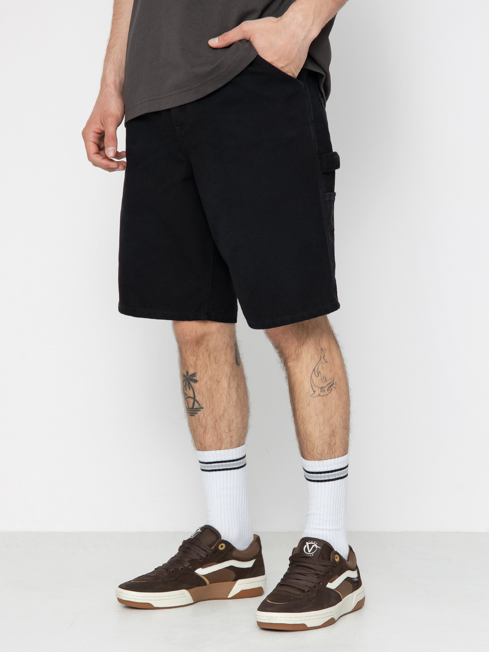 Șort Carhartt WIP Single Knee (black)