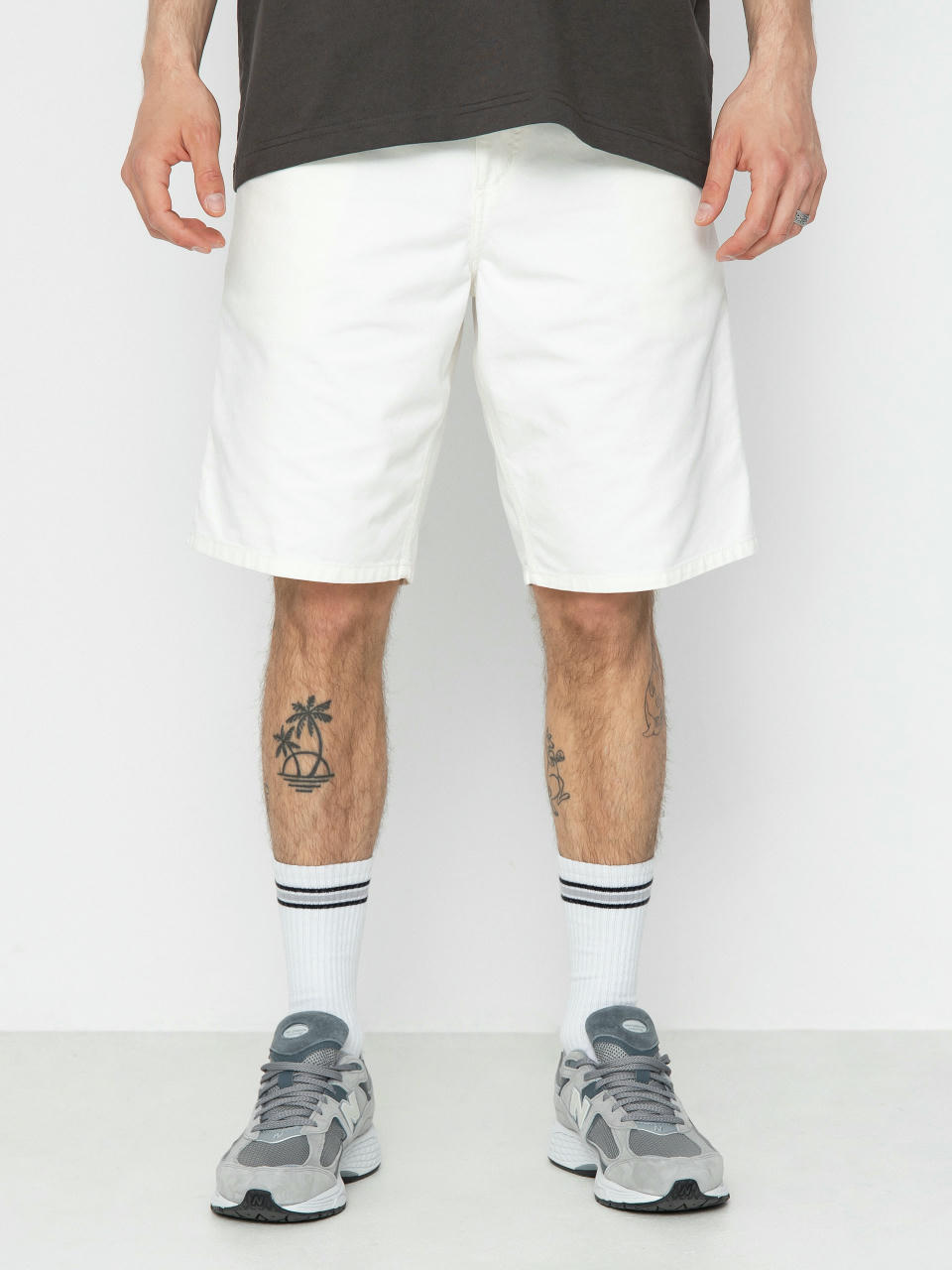 Șort Carhartt WIP Single Knee (off-white)