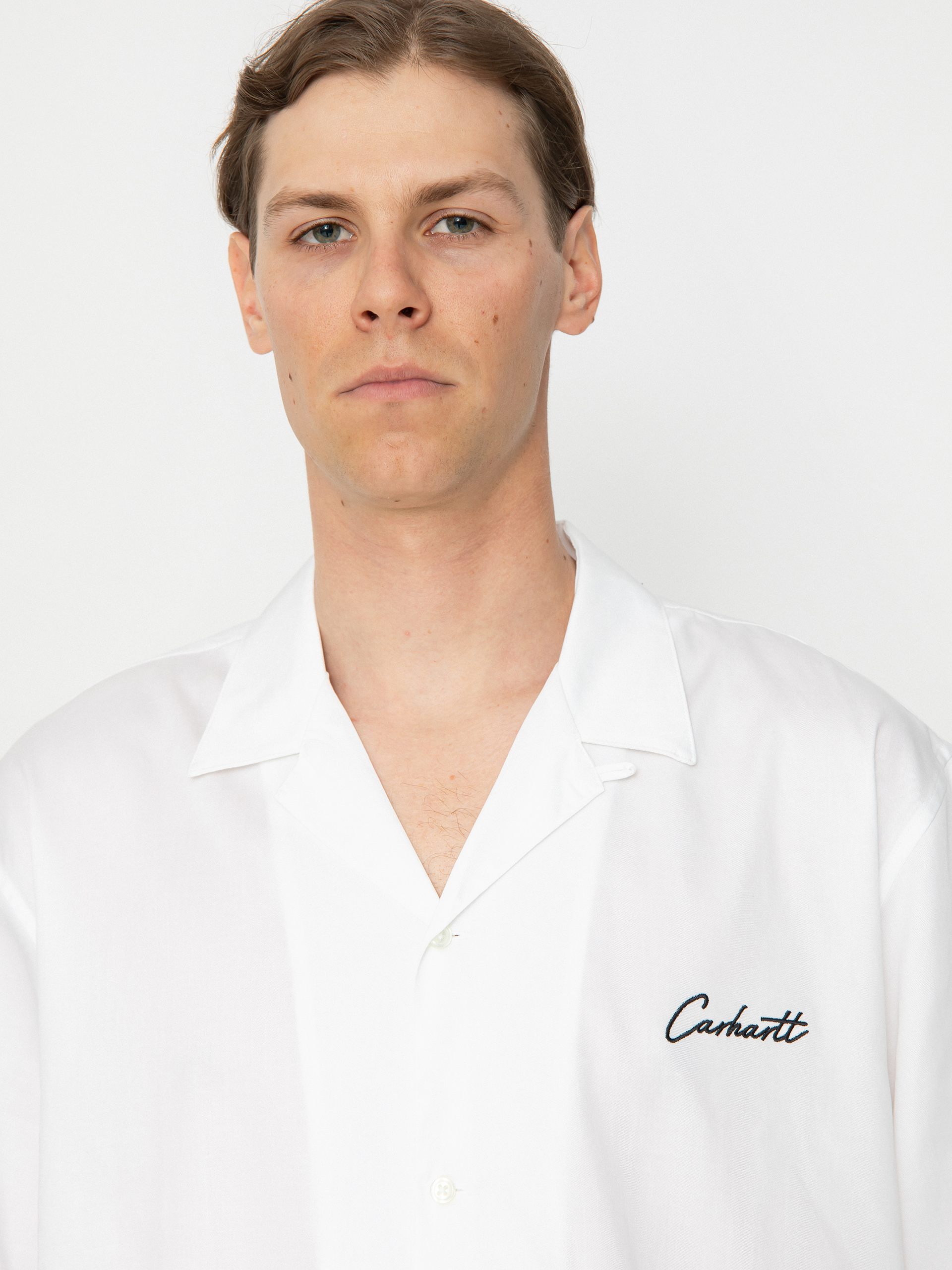 Cămașă Carhartt WIP Delray (white/black)