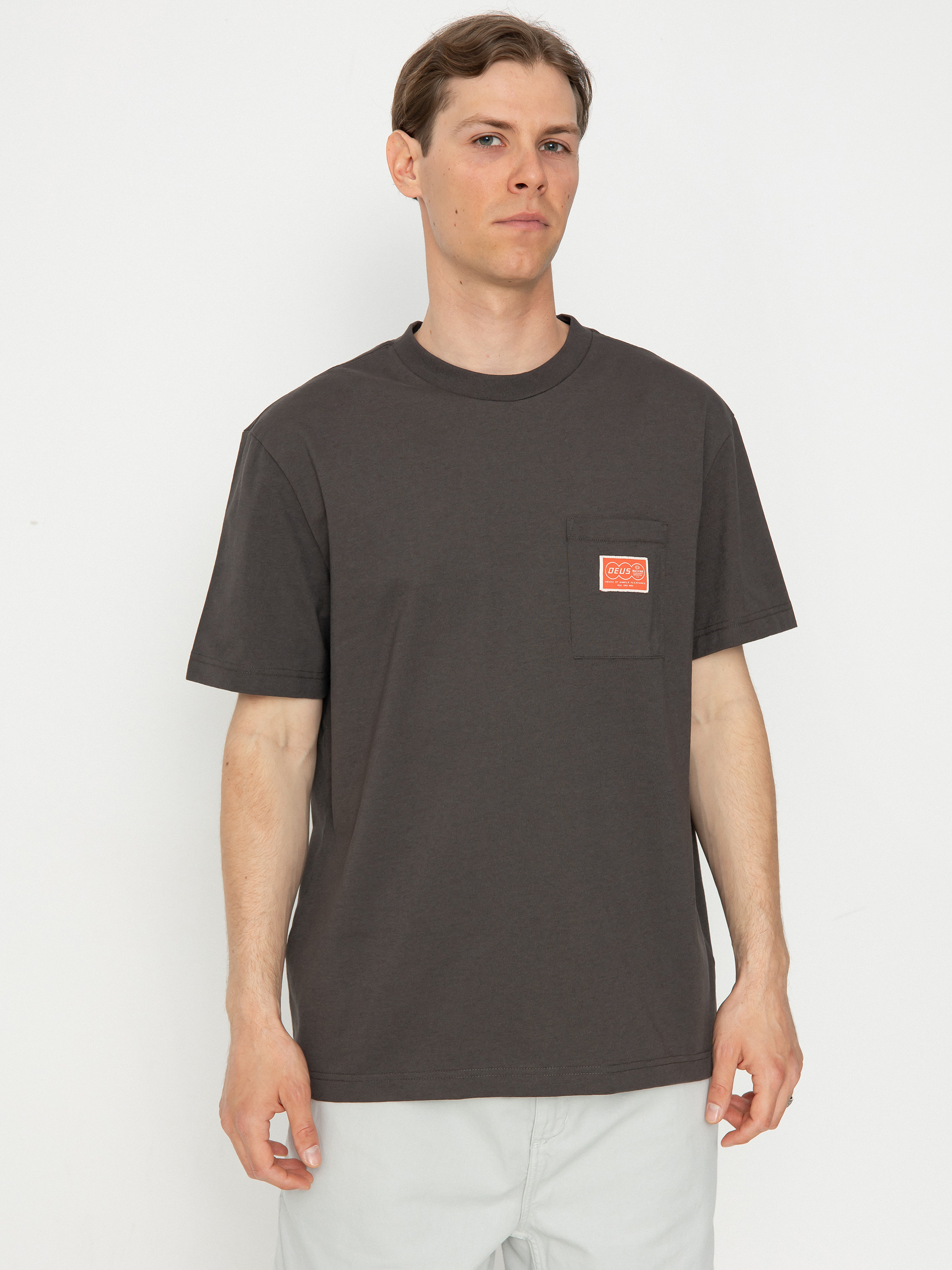 Tricou Deus Ex Machina Venture Pkt (anthracite)