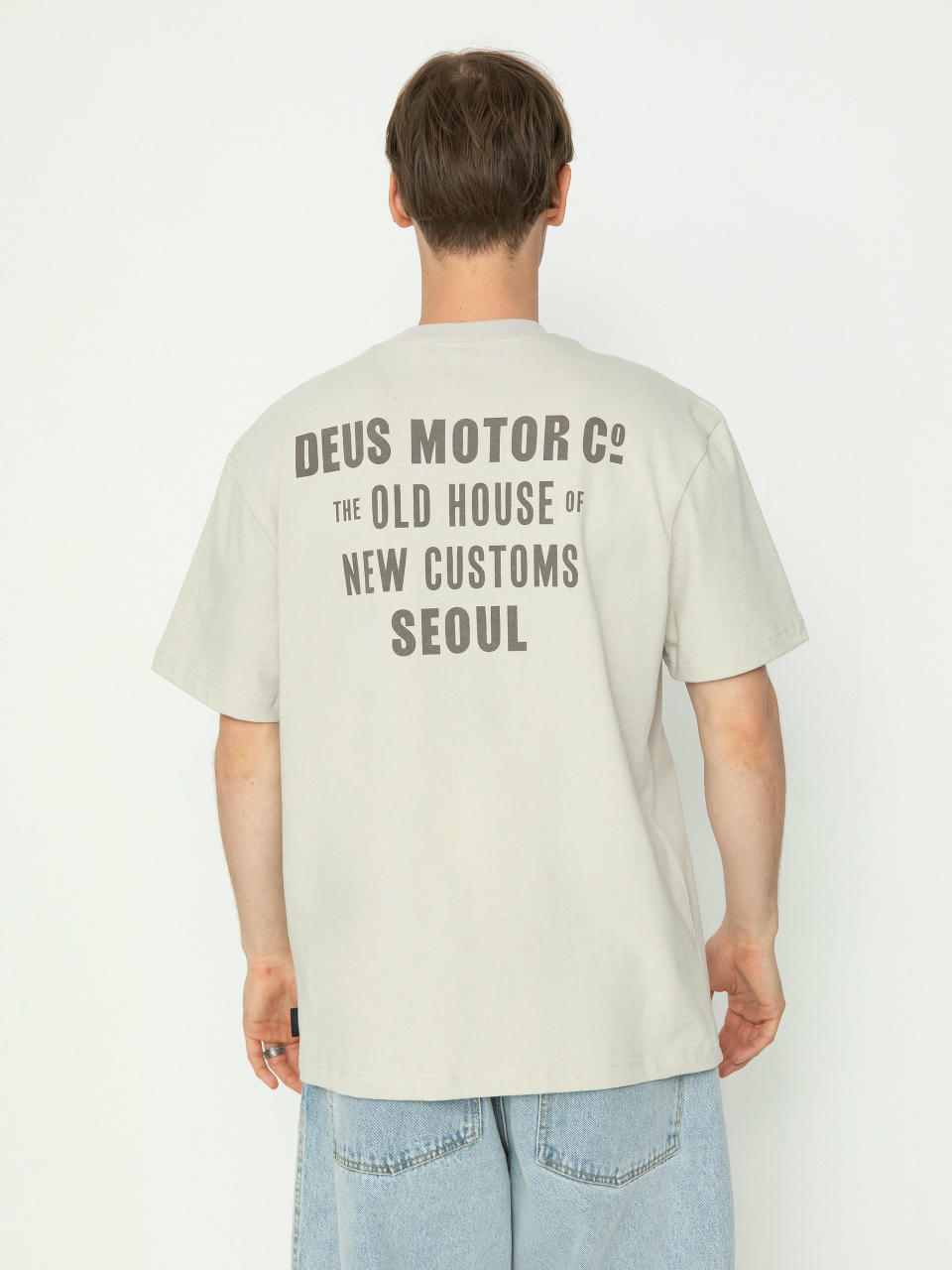 Tricou Deus Ex Machina Old Customs (dirty white)