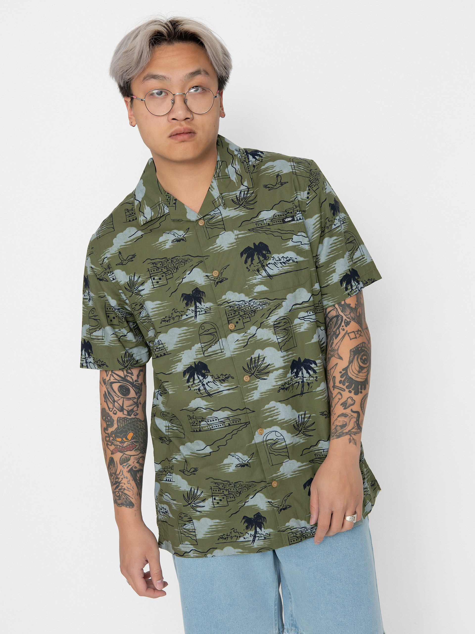 Cămașă Vans Davista Woven (olivine)