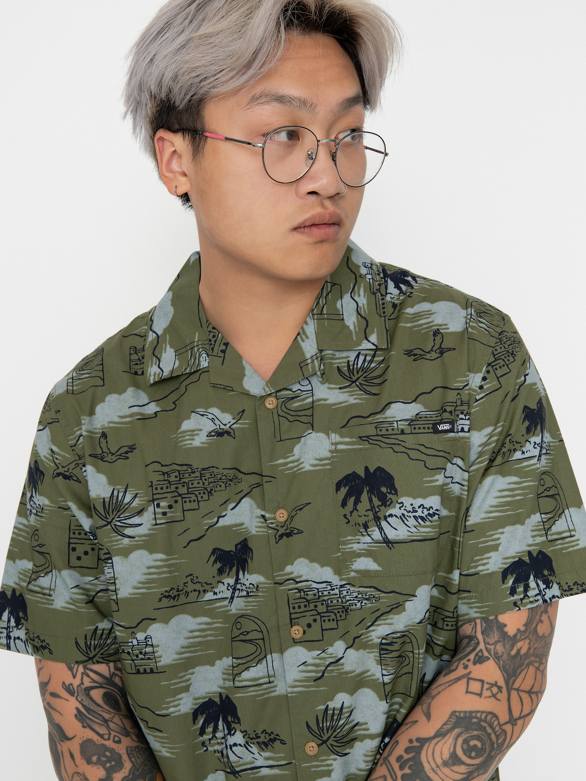 Cămașă Vans Davista Woven (olivine)