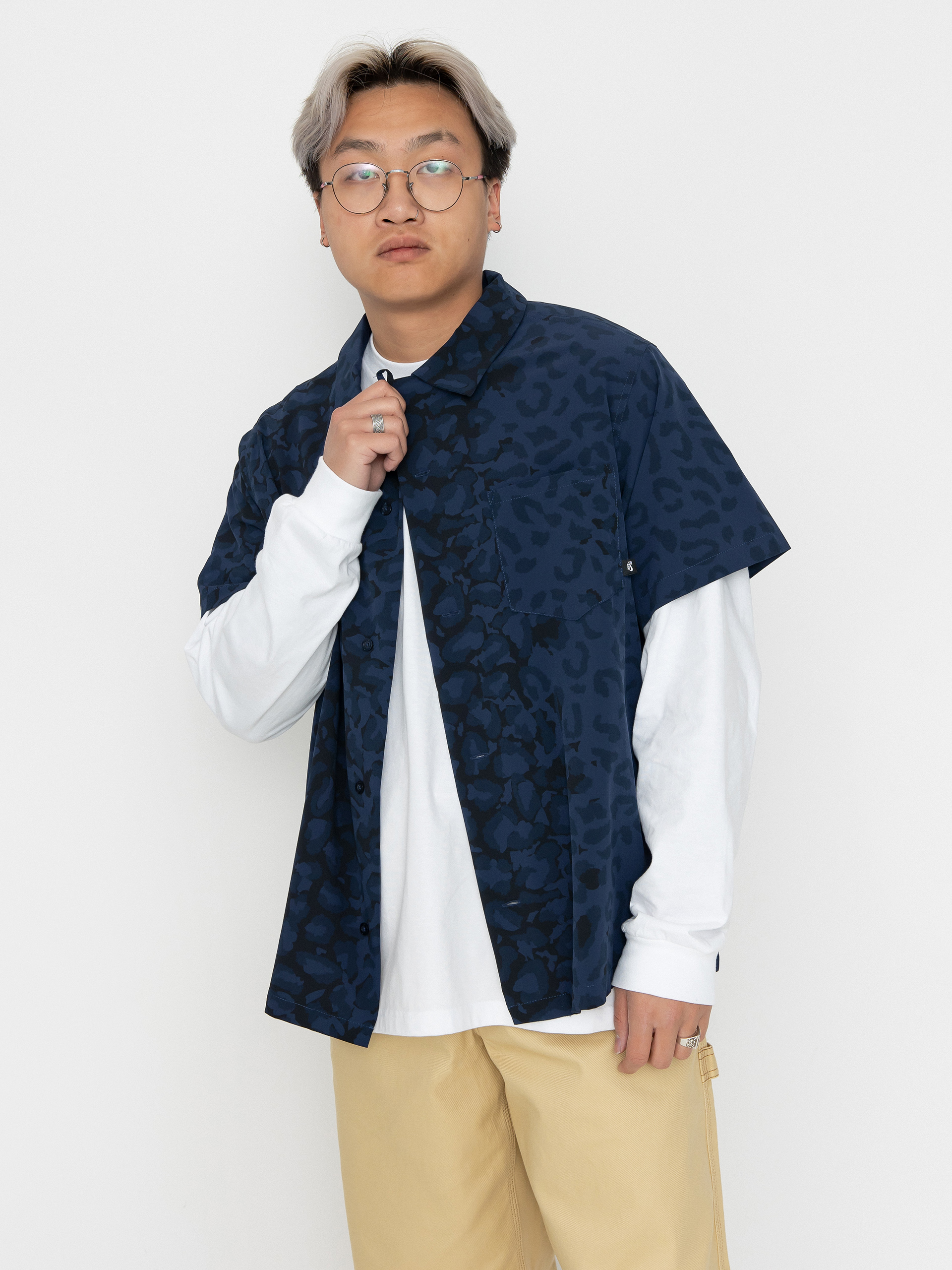 Cămașă Nike SB Bowling Aop (midnight navy)