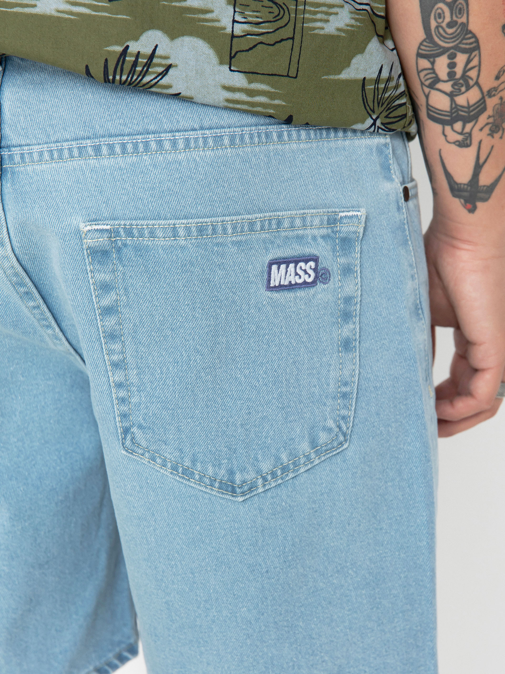 Șort MassDnm Jeans Box (light blue)