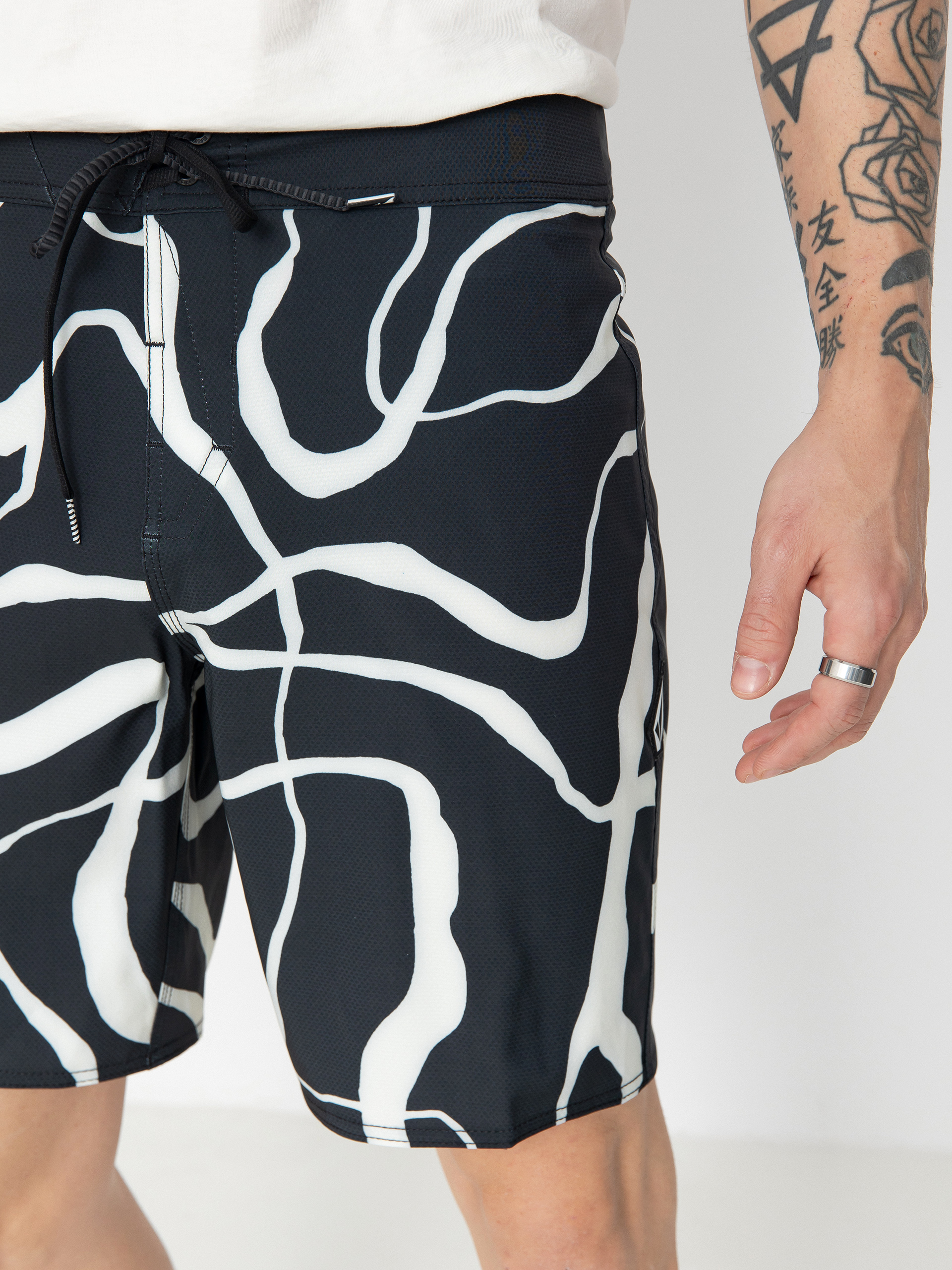 Șort pentru plajă Volcom Blind Lines Mod 19 (black)