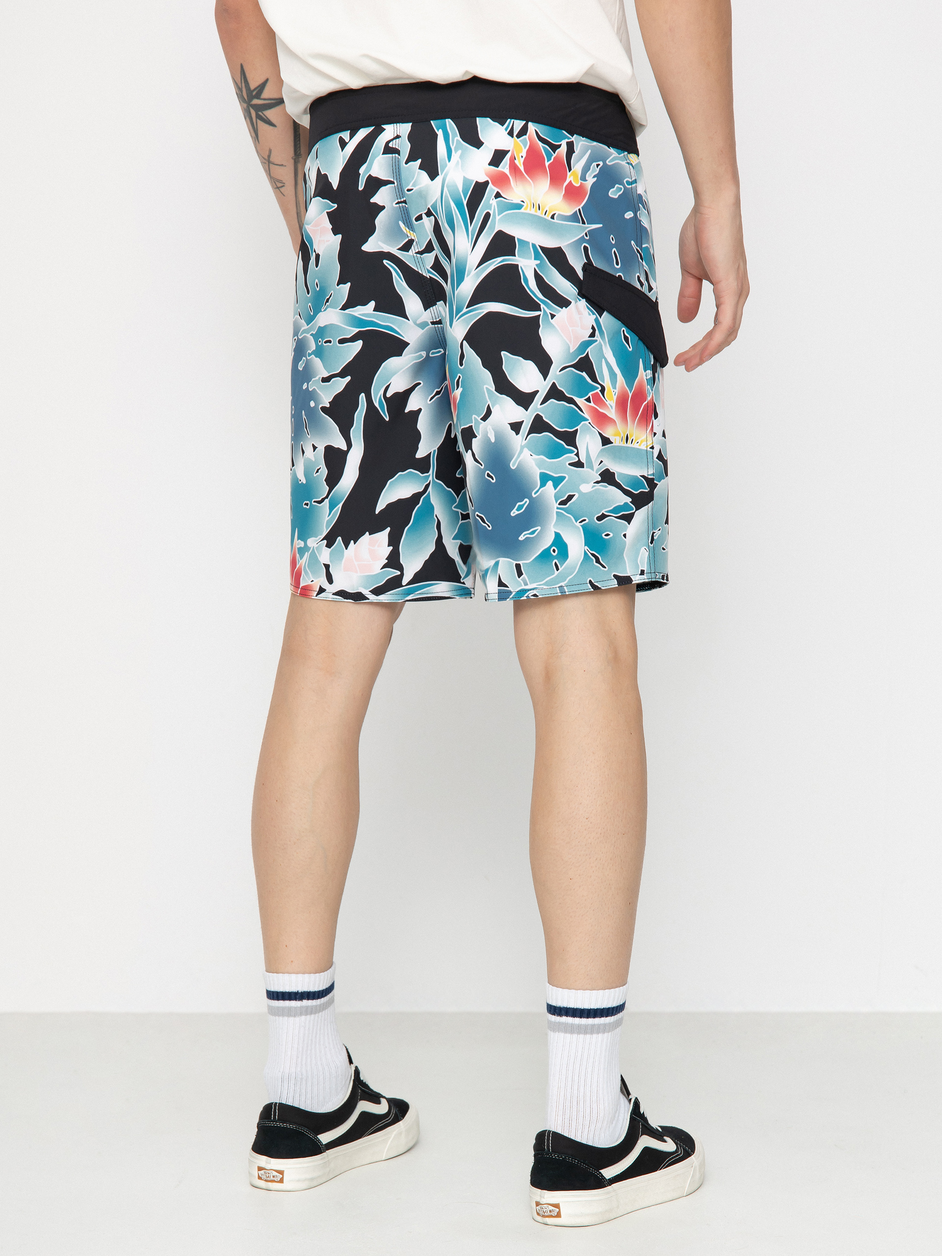 Șort pentru plajă Volcom Leaf It Mod 19 (black)