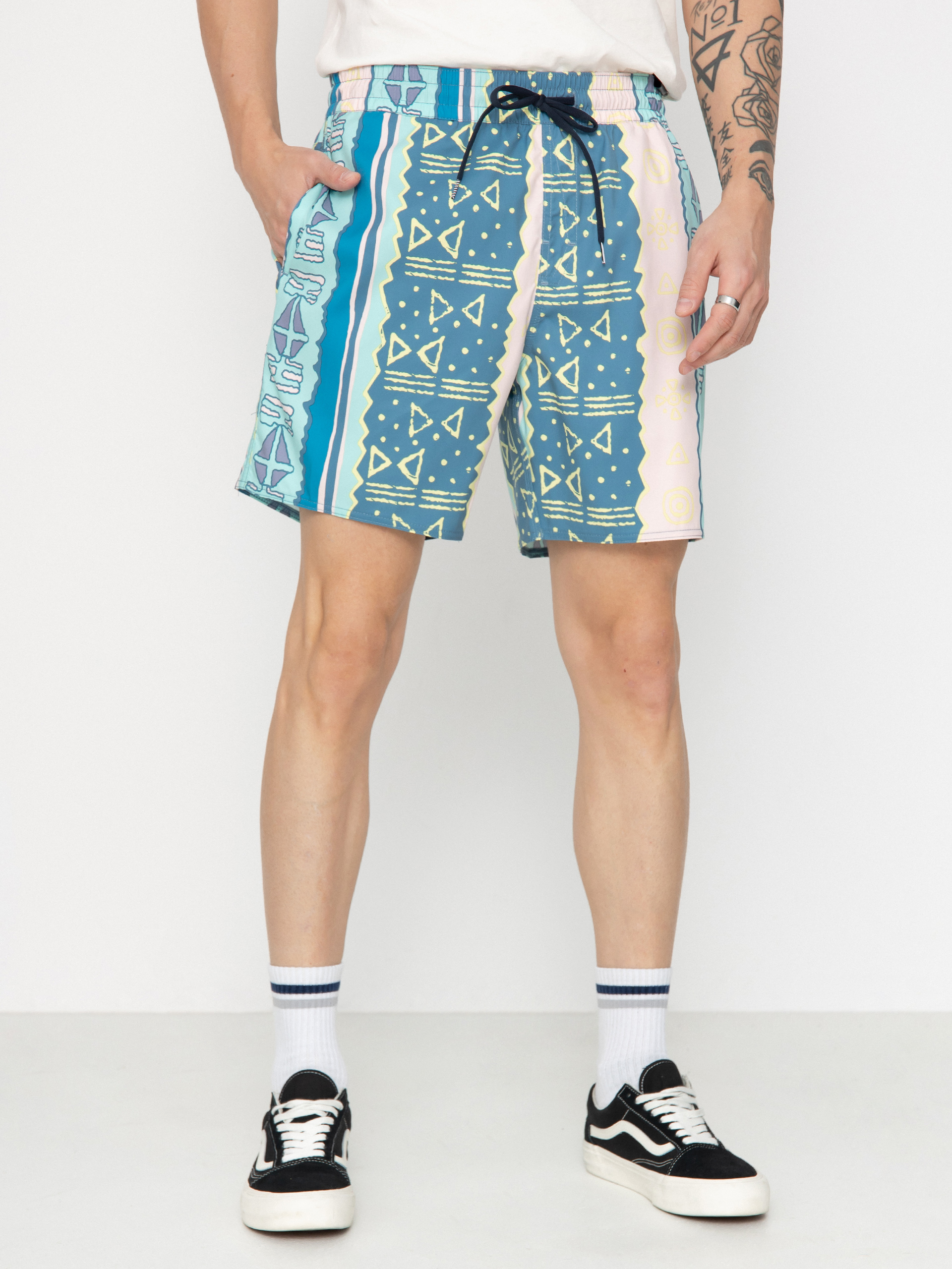 Șort Volcom Lido Print 17 (crete blue)
