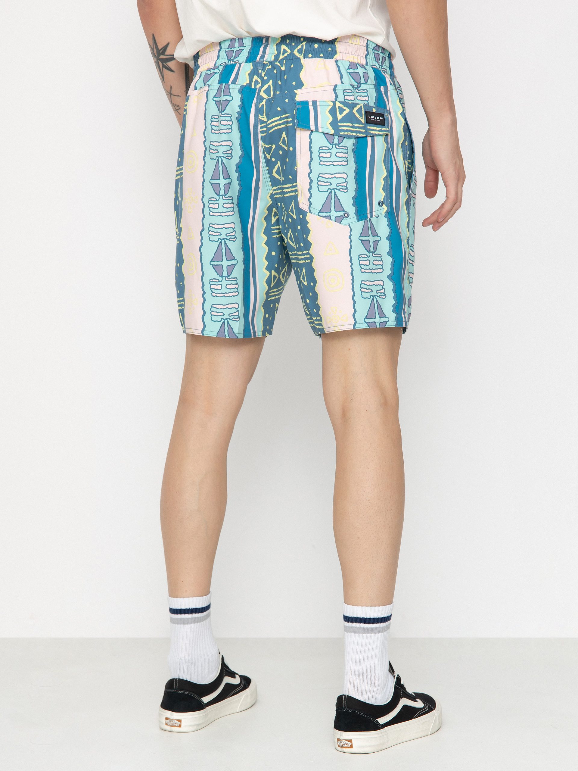 Șort Volcom Lido Print 17 (crete blue)