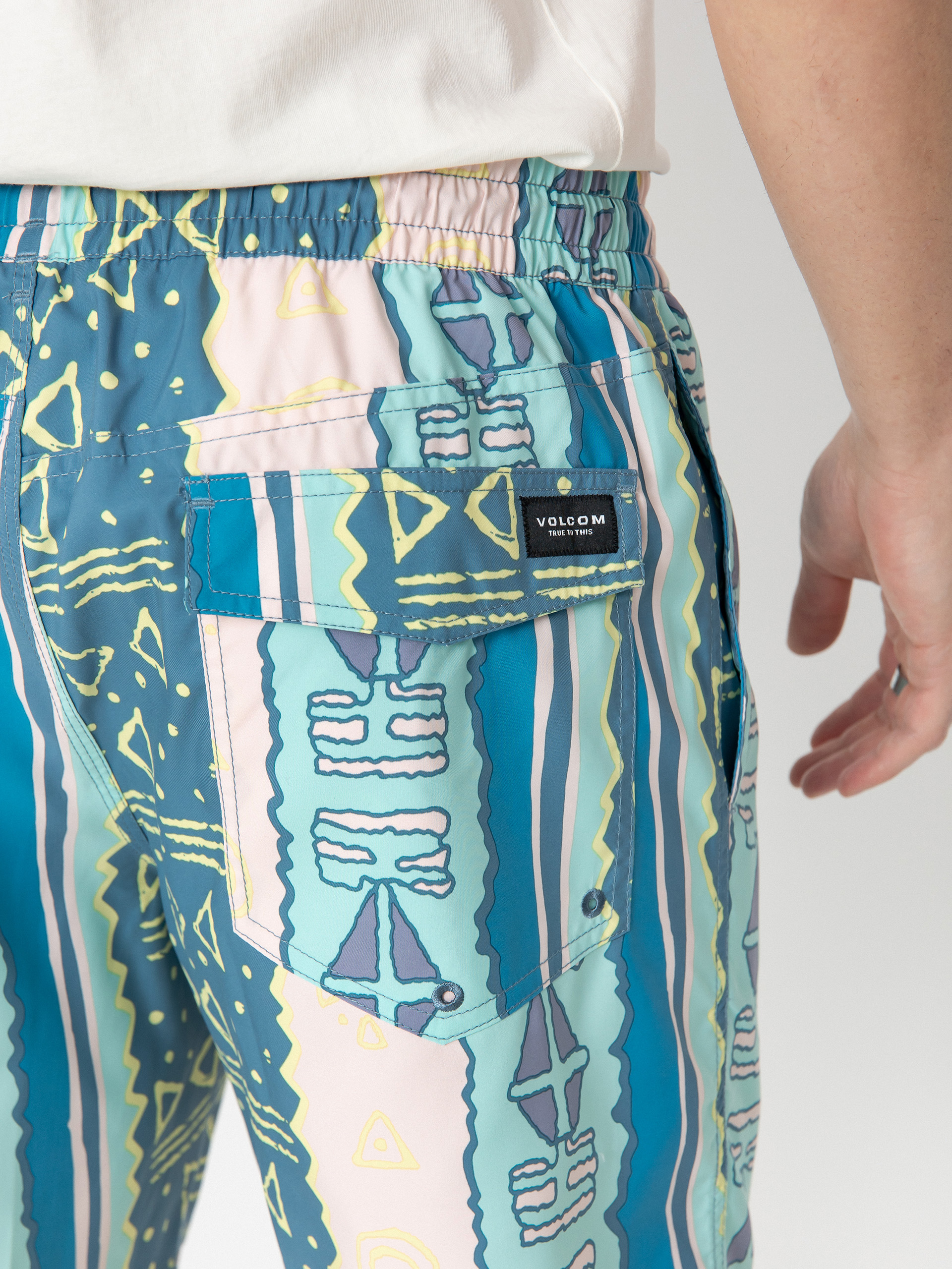 Șort Volcom Lido Print 17 (crete blue)