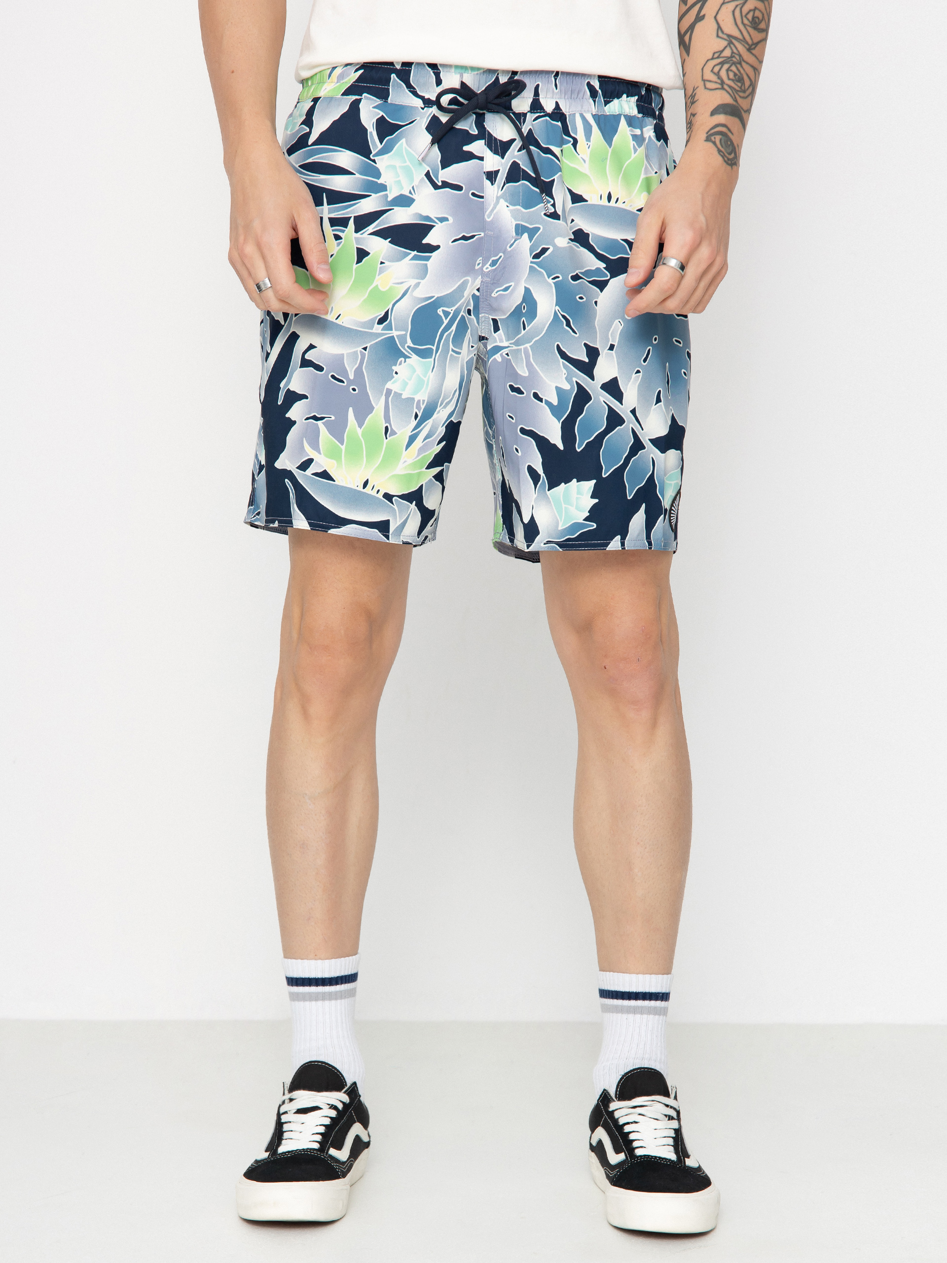 u0218ort Volcom Lido Print 17 (navy)