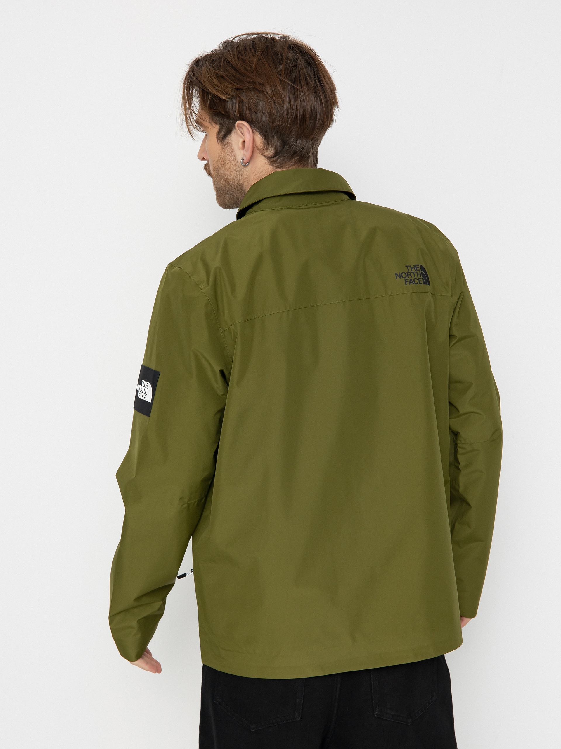 Geacă The North Face Amos Tech Overshirt (forest olive)