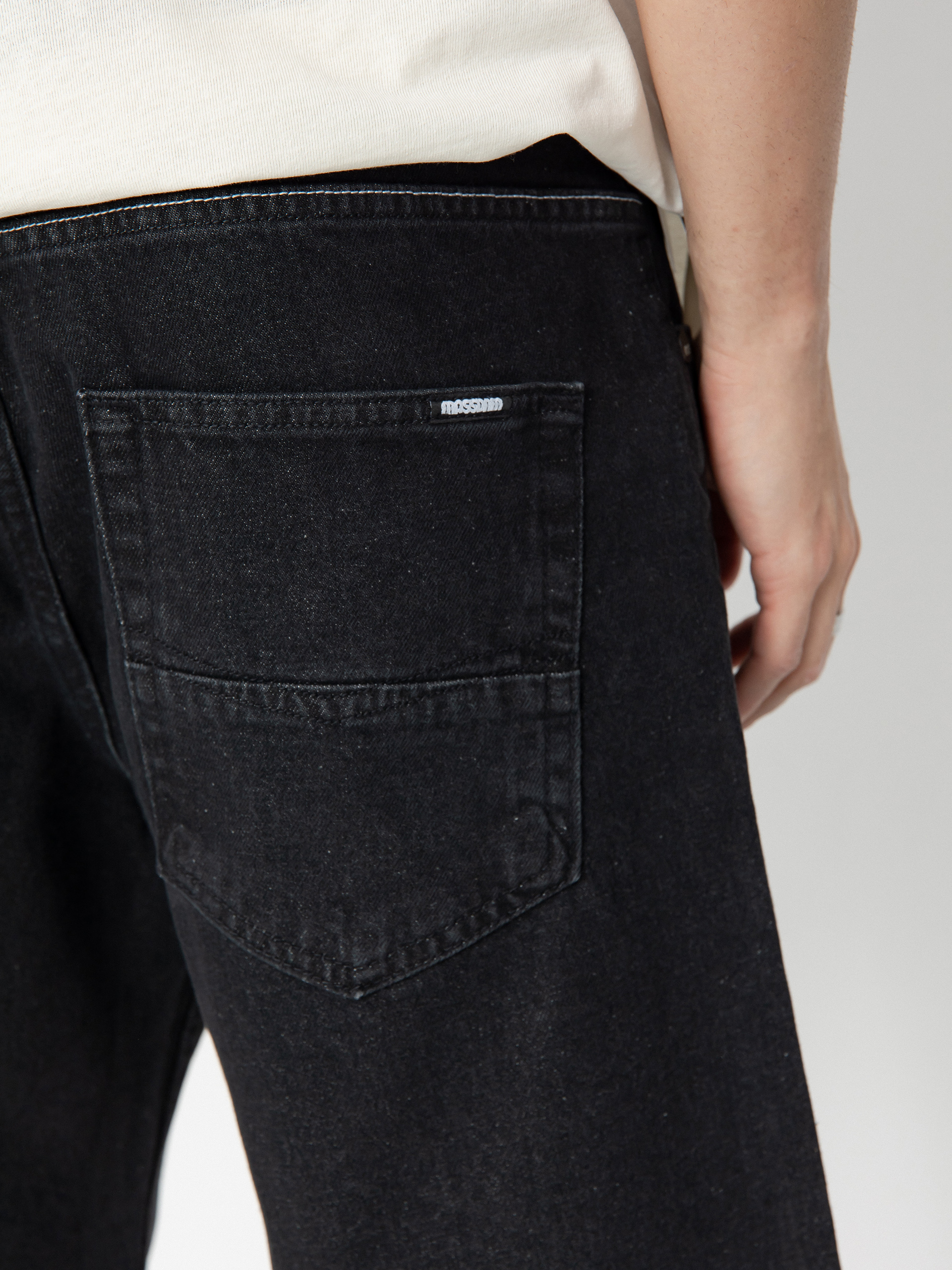 Șort MassDnm Jeans Slang (black washed)