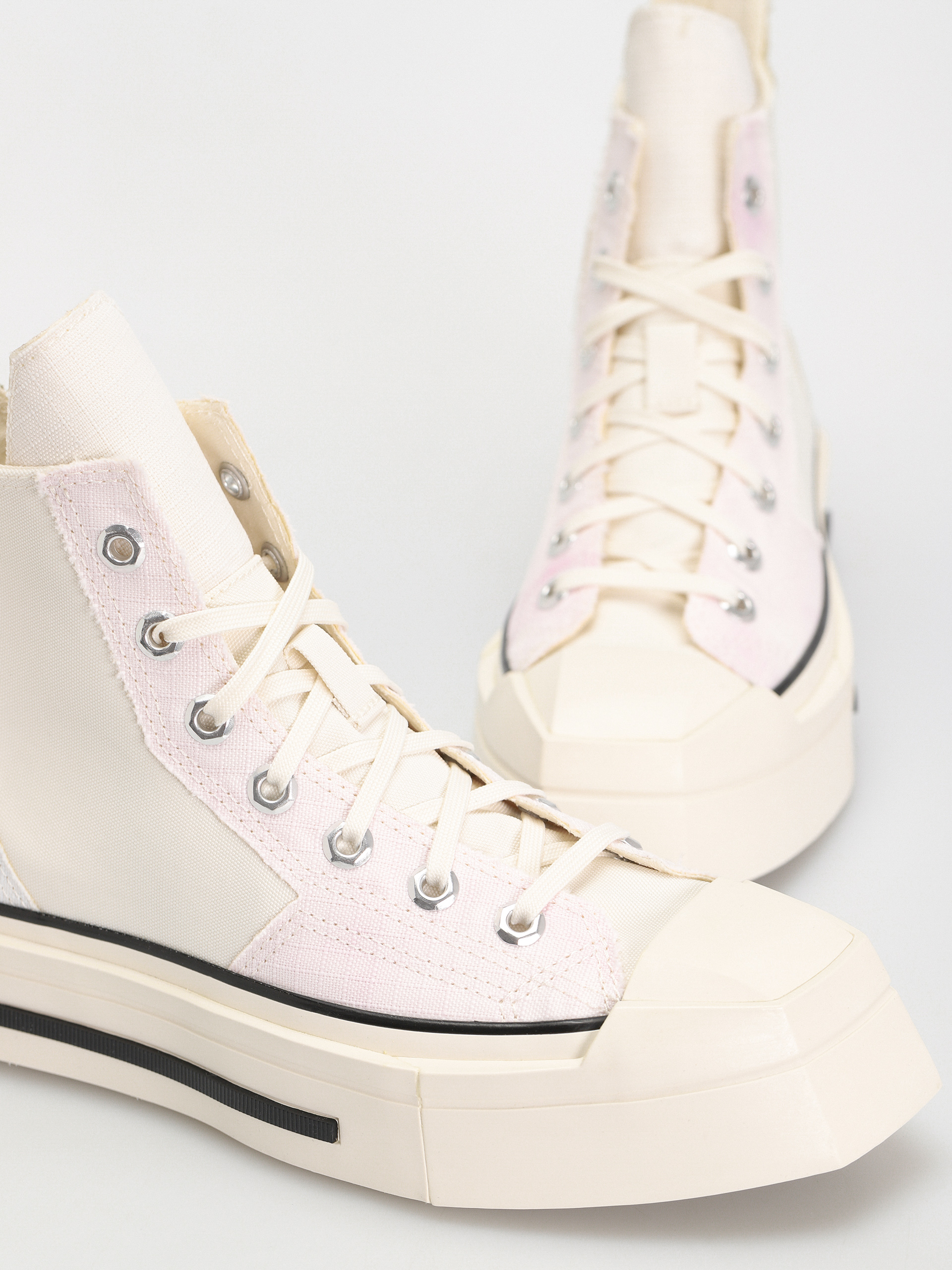 Teniși Converse Chuck 70 De Luxe Squared Hi - alb (lilac)