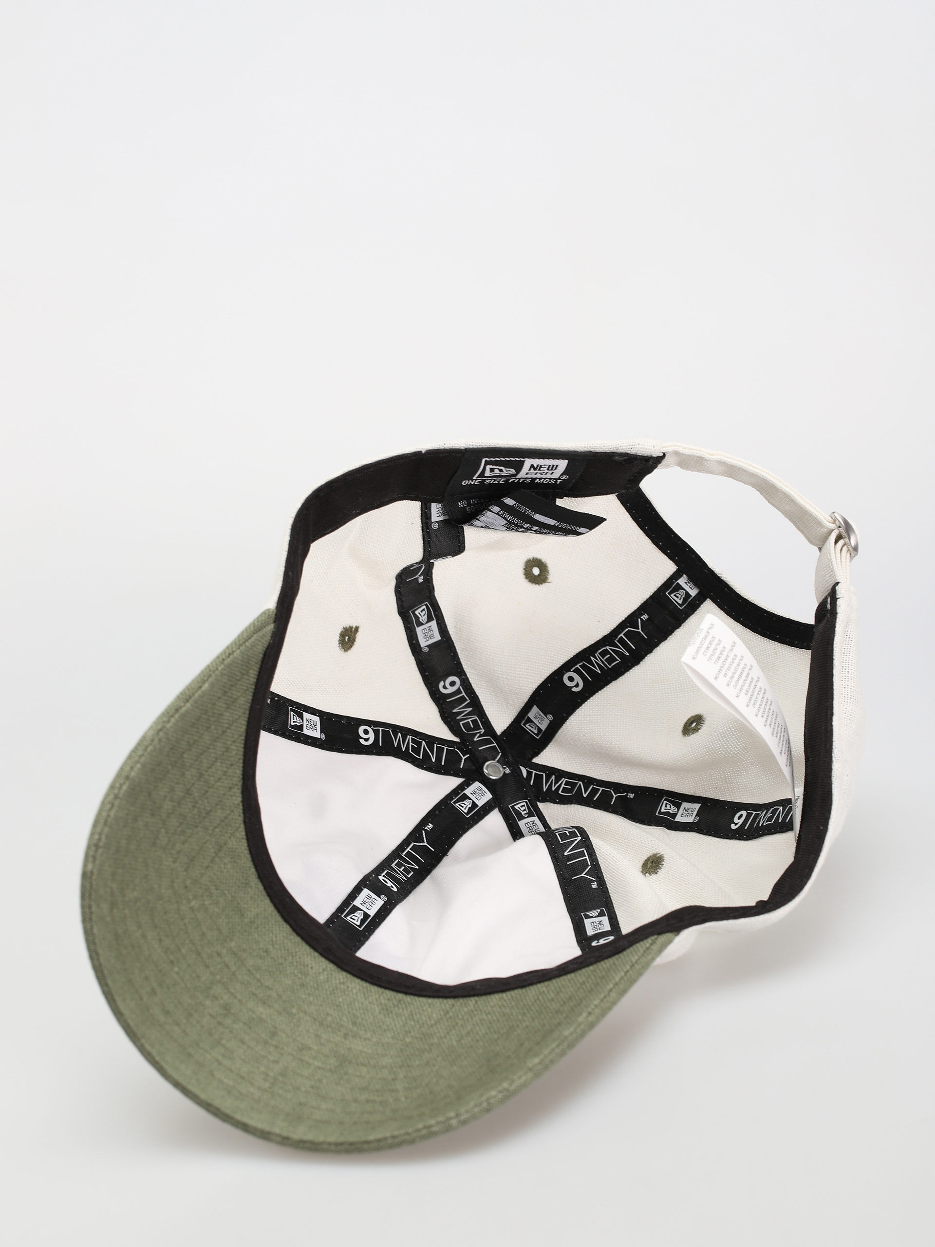 Șapcă New Era Linen Script 9Twenty (white/green)