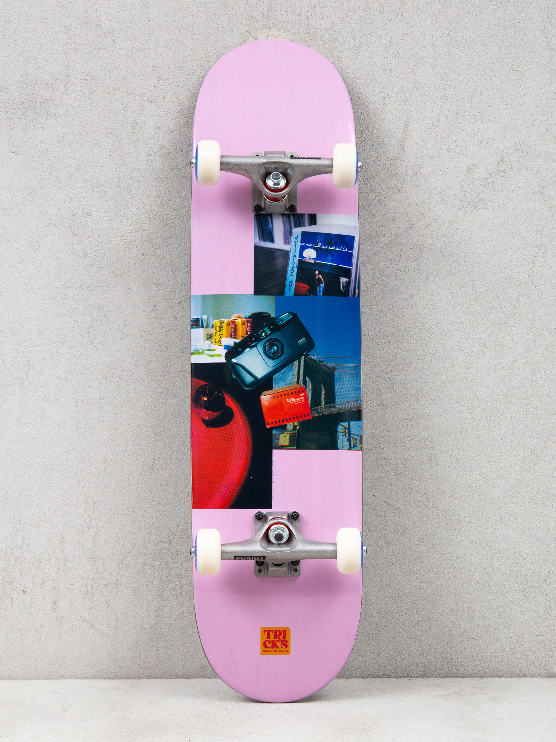 Skateboard Tricks Analog (pink)