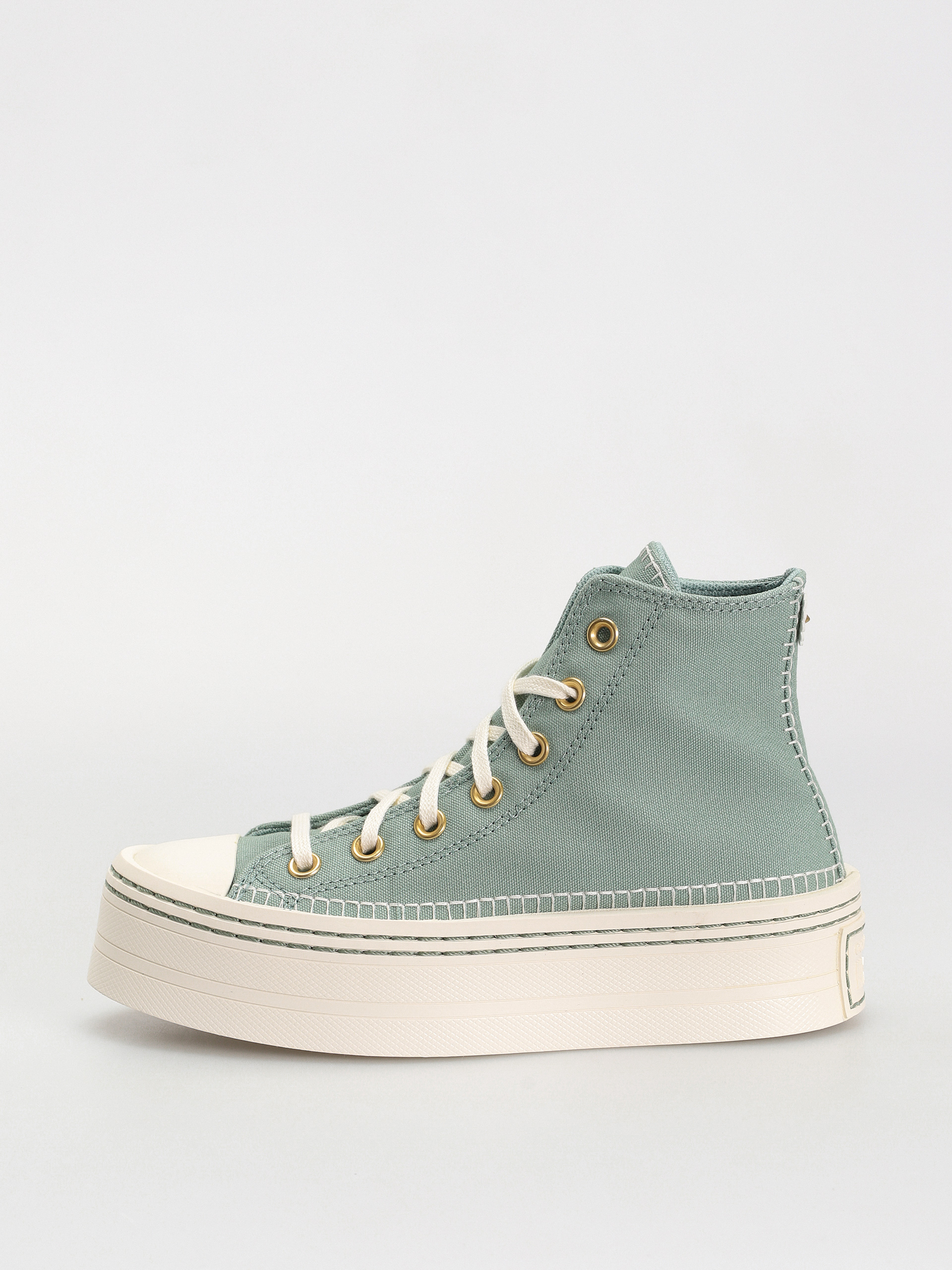 Teniși Converse Chuck Taylor All Star Modern Lift Hi Wmn (apple green)