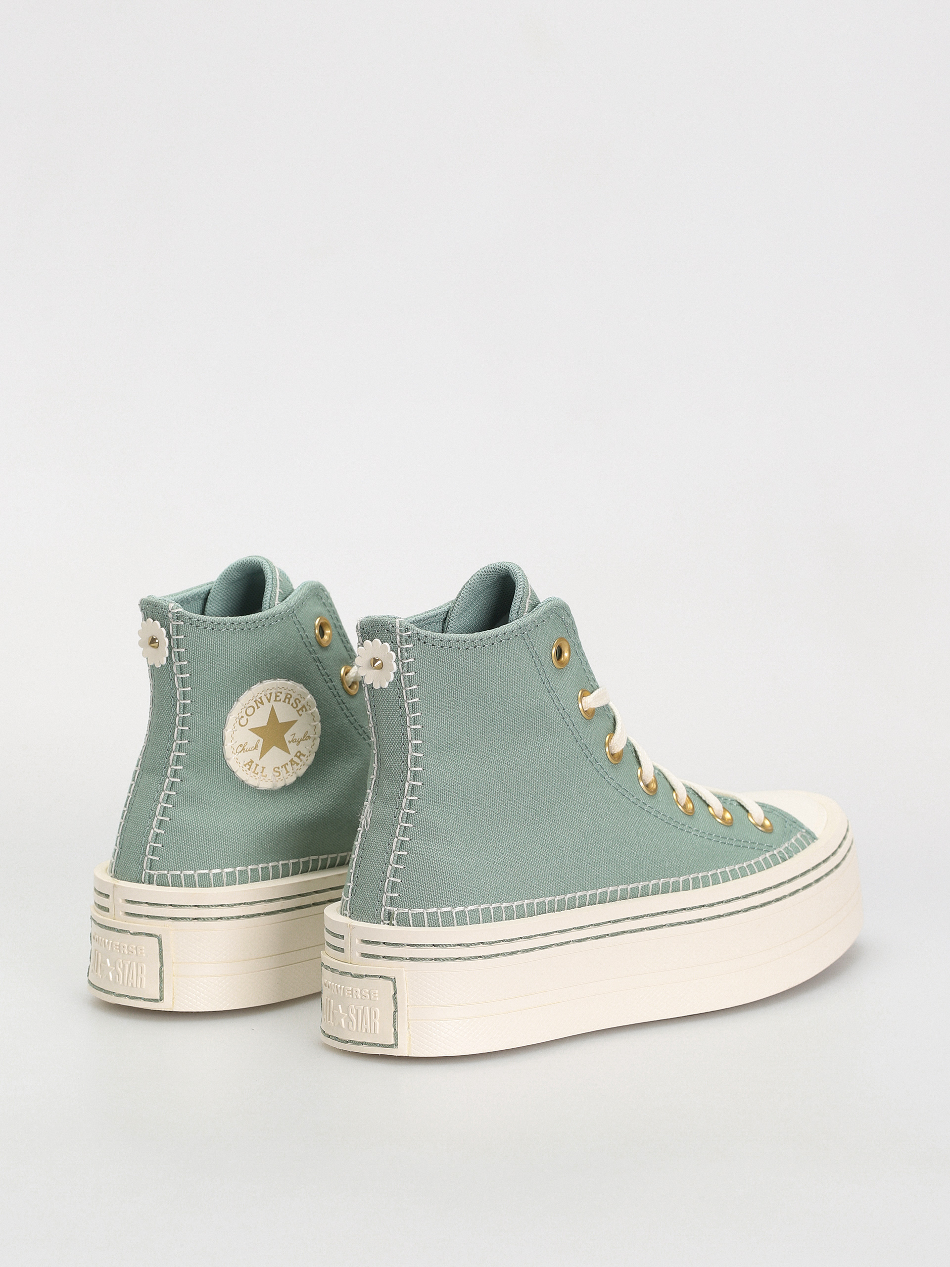 Teniși Converse Chuck Taylor All Star Modern Lift Hi Wmn (apple green)