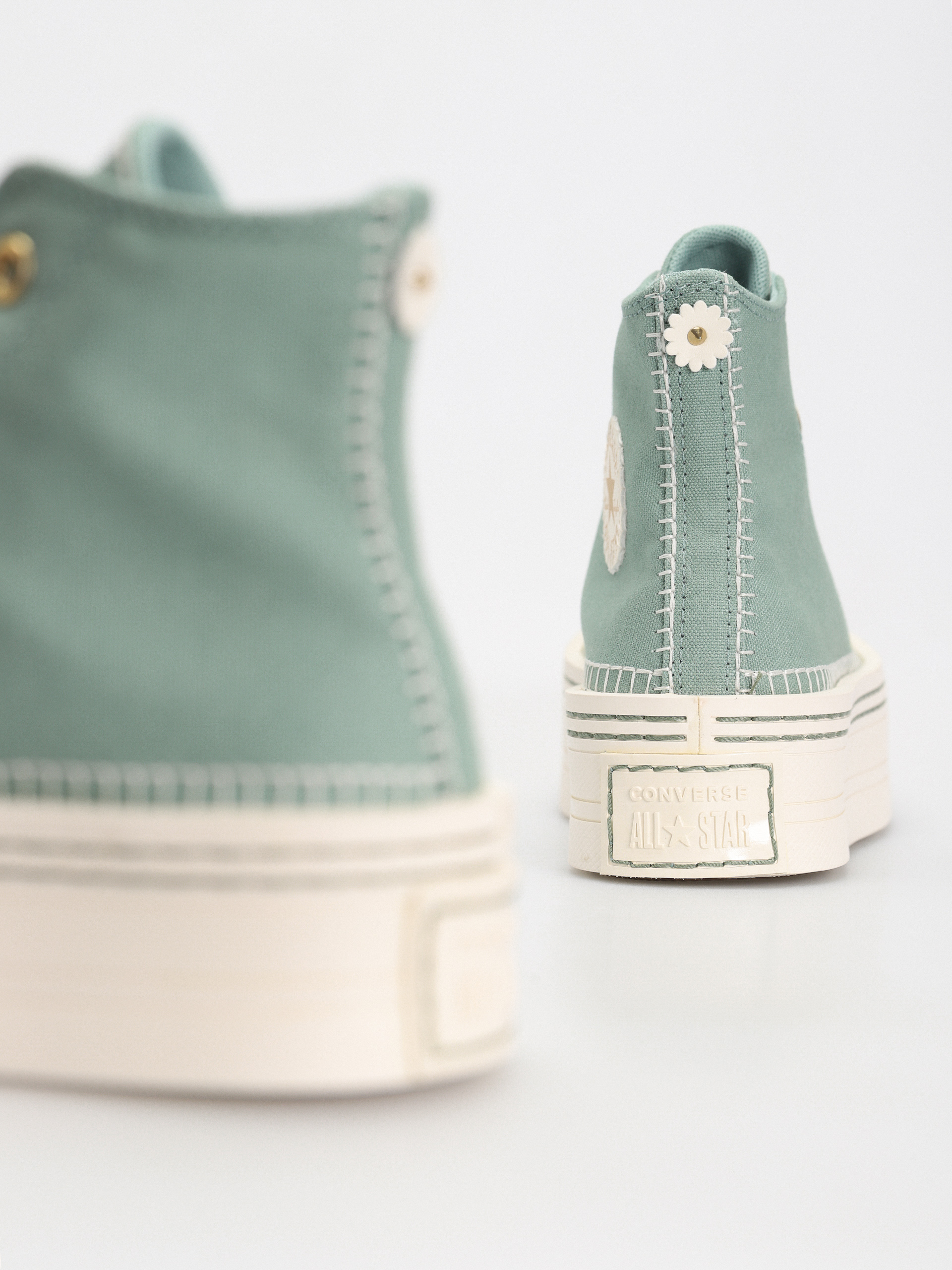 Teniși Converse Chuck Taylor All Star Modern Lift Hi Wmn (apple green)