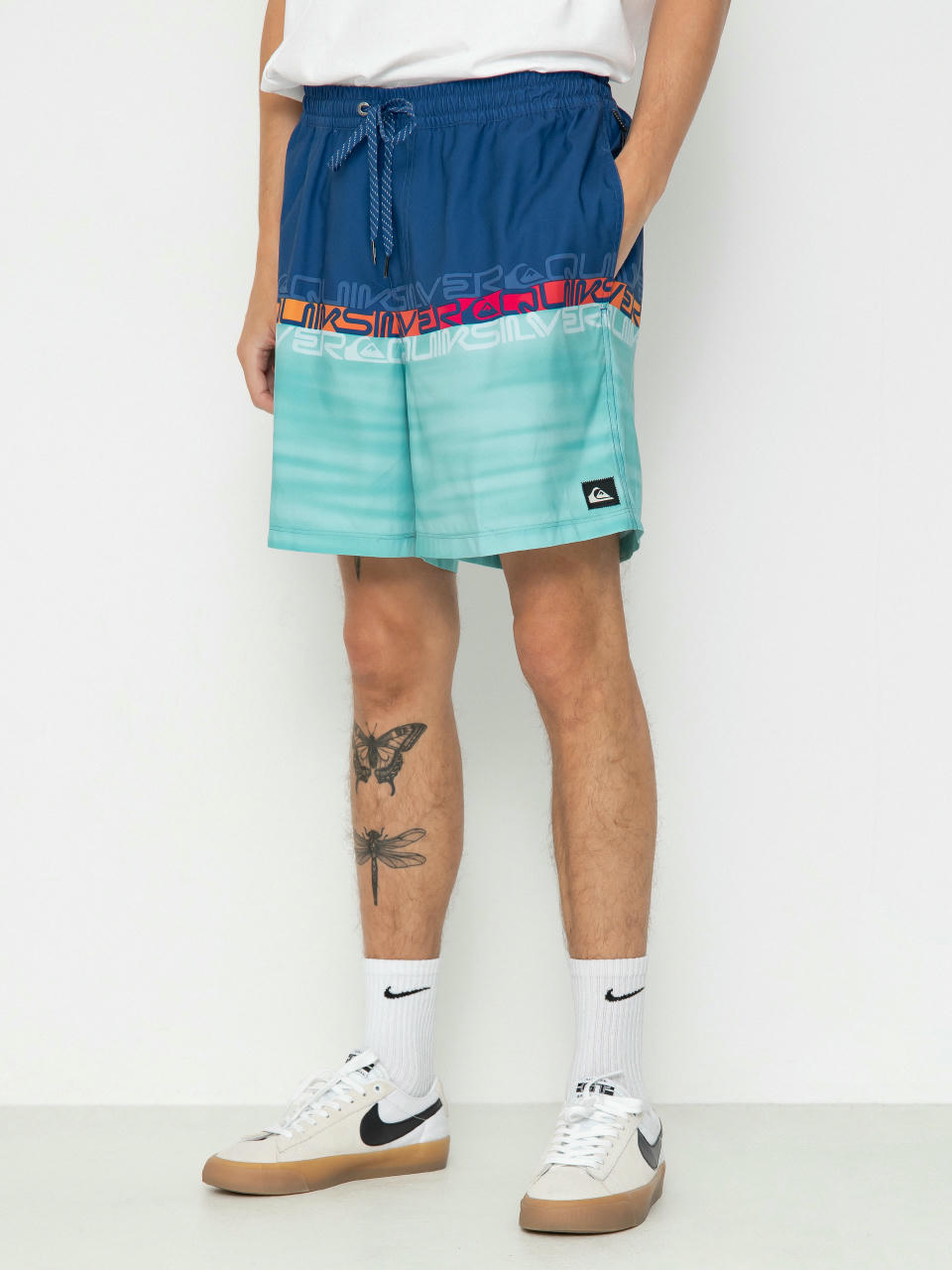 Șort Quiksilver Everyday Wordblock Volley 17 (monaco blue)