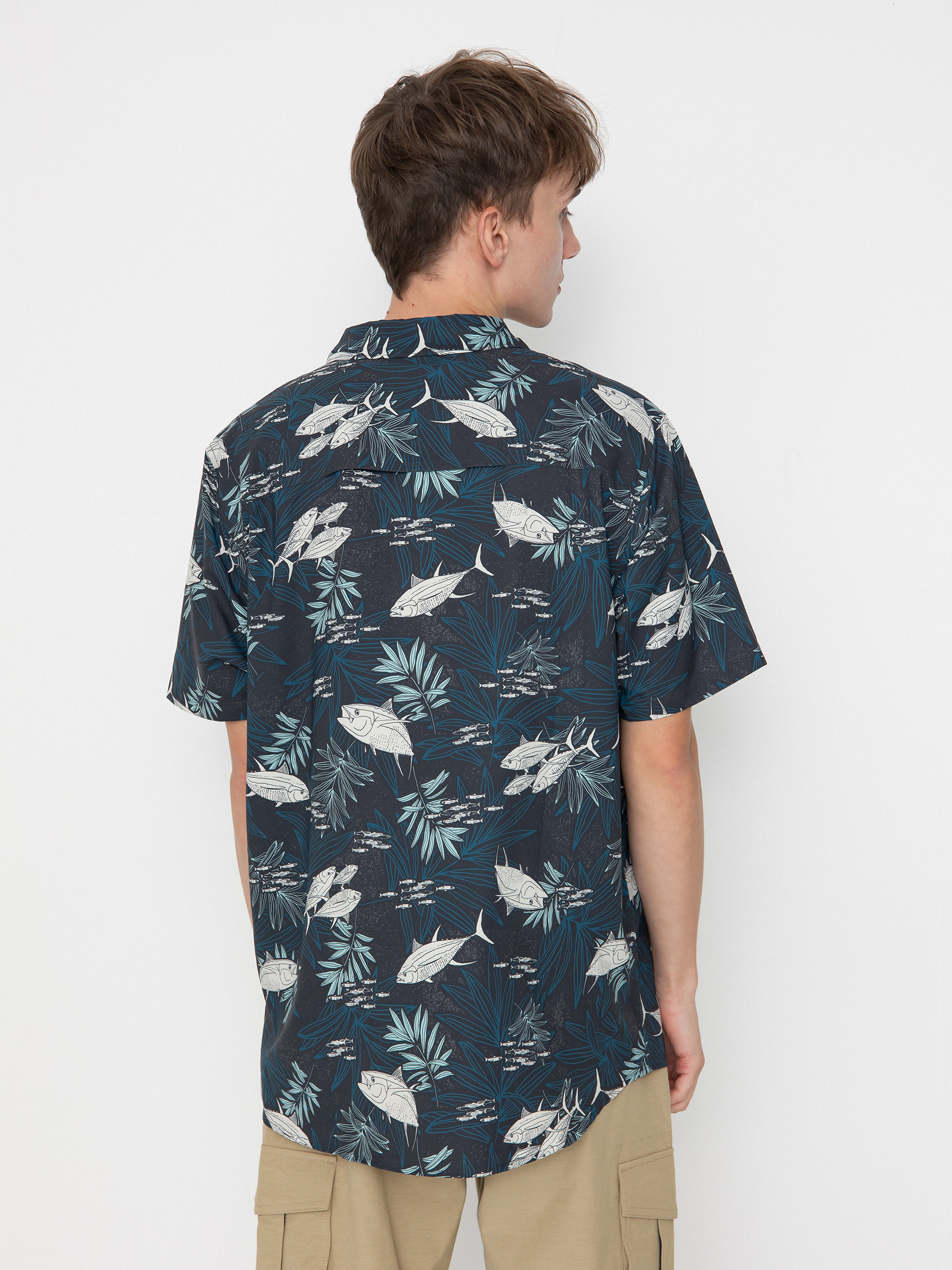 Cămașă Salty Crew Feeding Frenzy Uv (midnight)