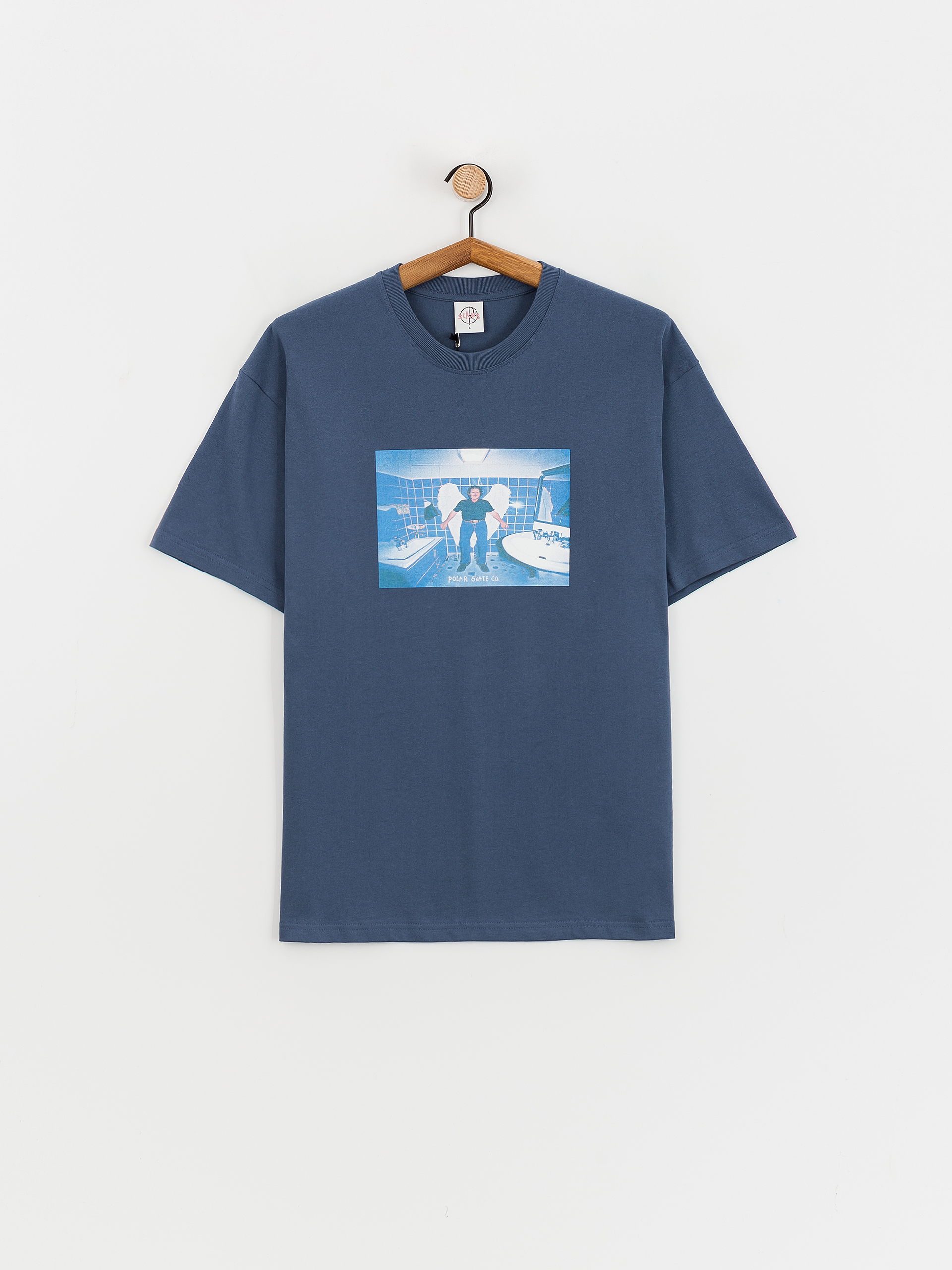 Tricou Polar Skate Angel Man (grey blue)