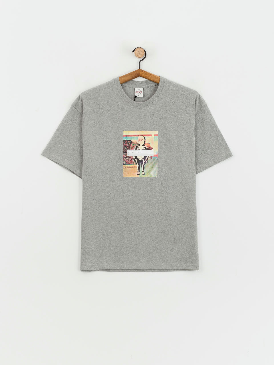 Tricou Polar Skate Skeleton Kid (heather grey)