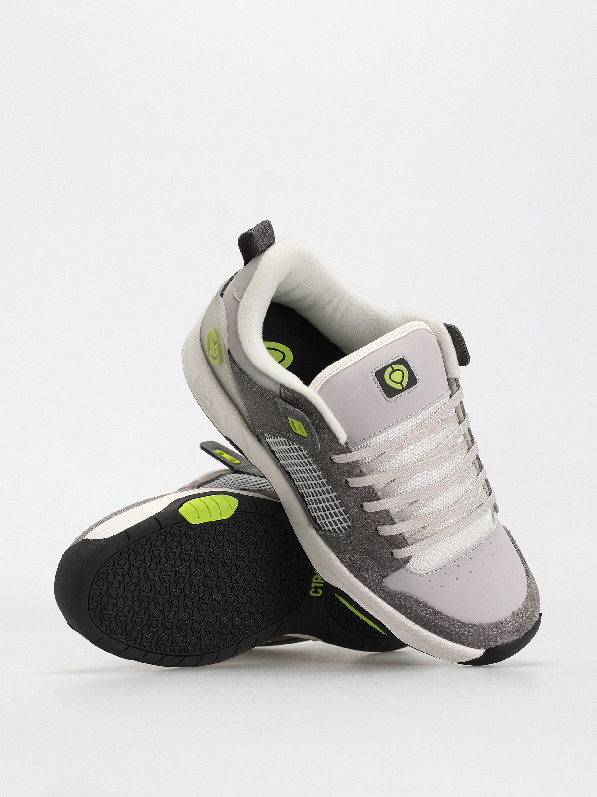 Pantofi Circa Tave Tt (grey/black/lime green)