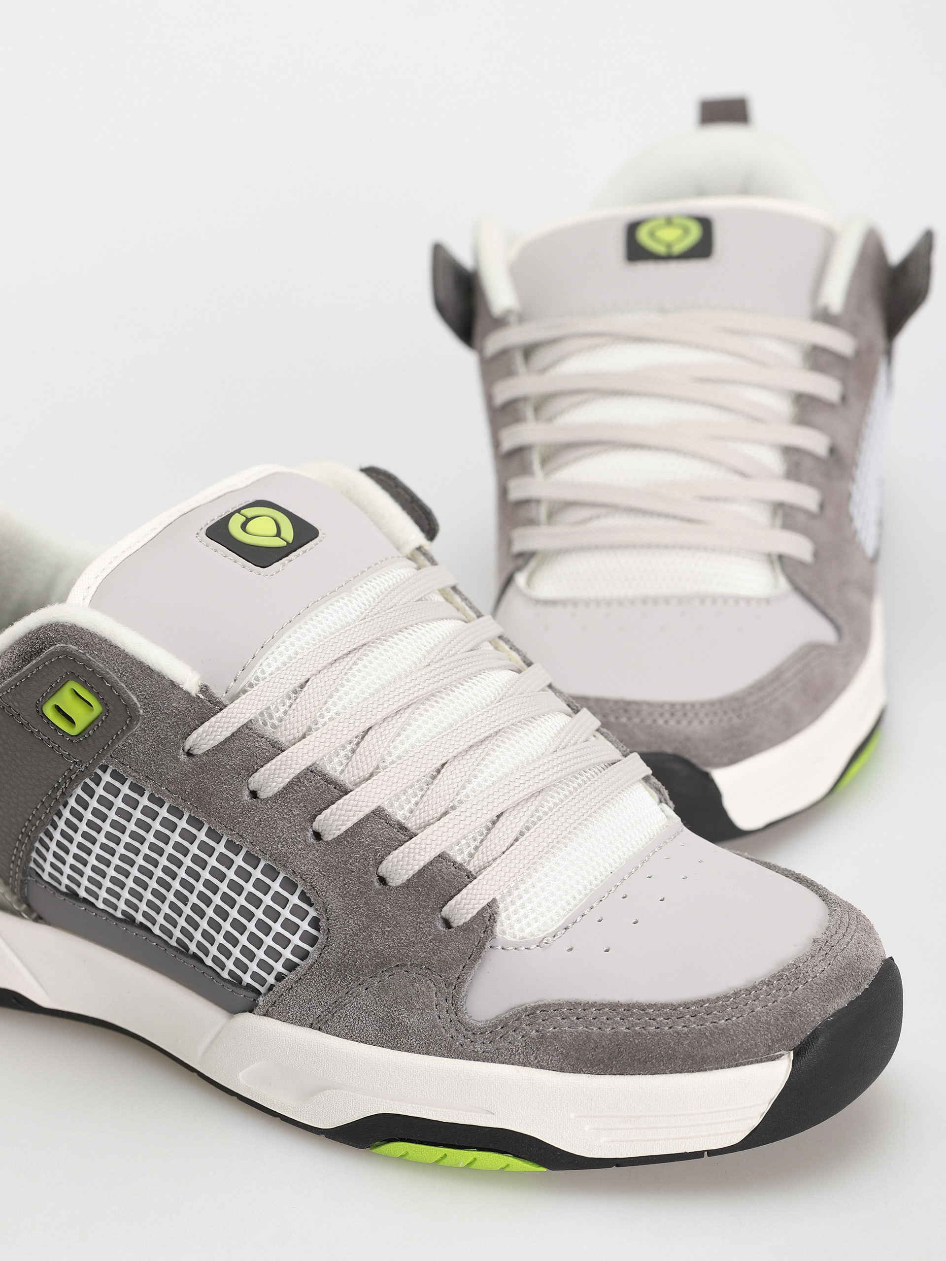 Pantofi Circa Tave Tt (grey/black/lime green)