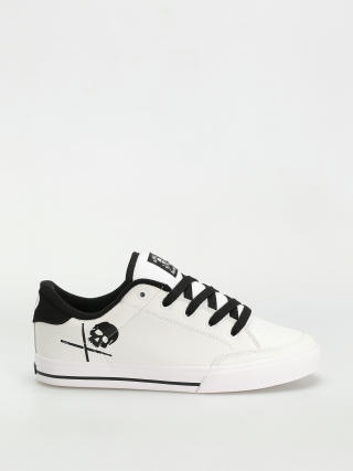 Pantofi Circa Buckler Sk (white/black/pu leather/canvas)