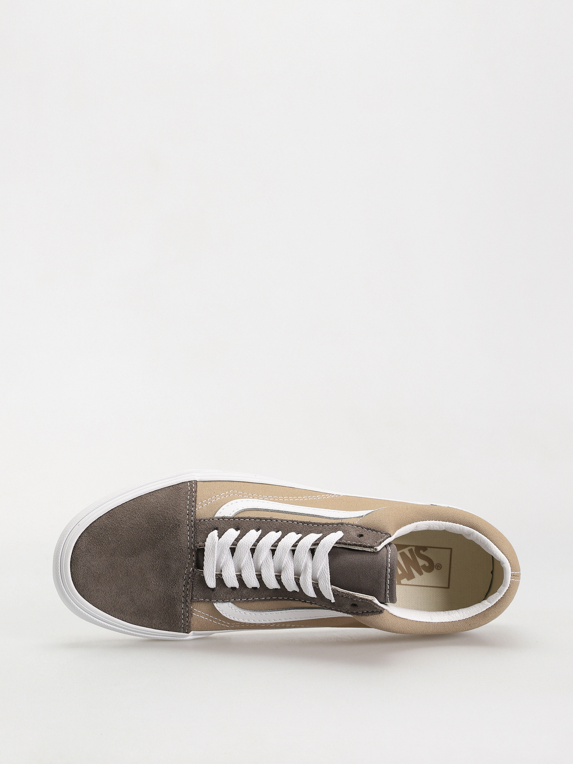 Pantofi Vans Old Skool (canvas/suede block brown)