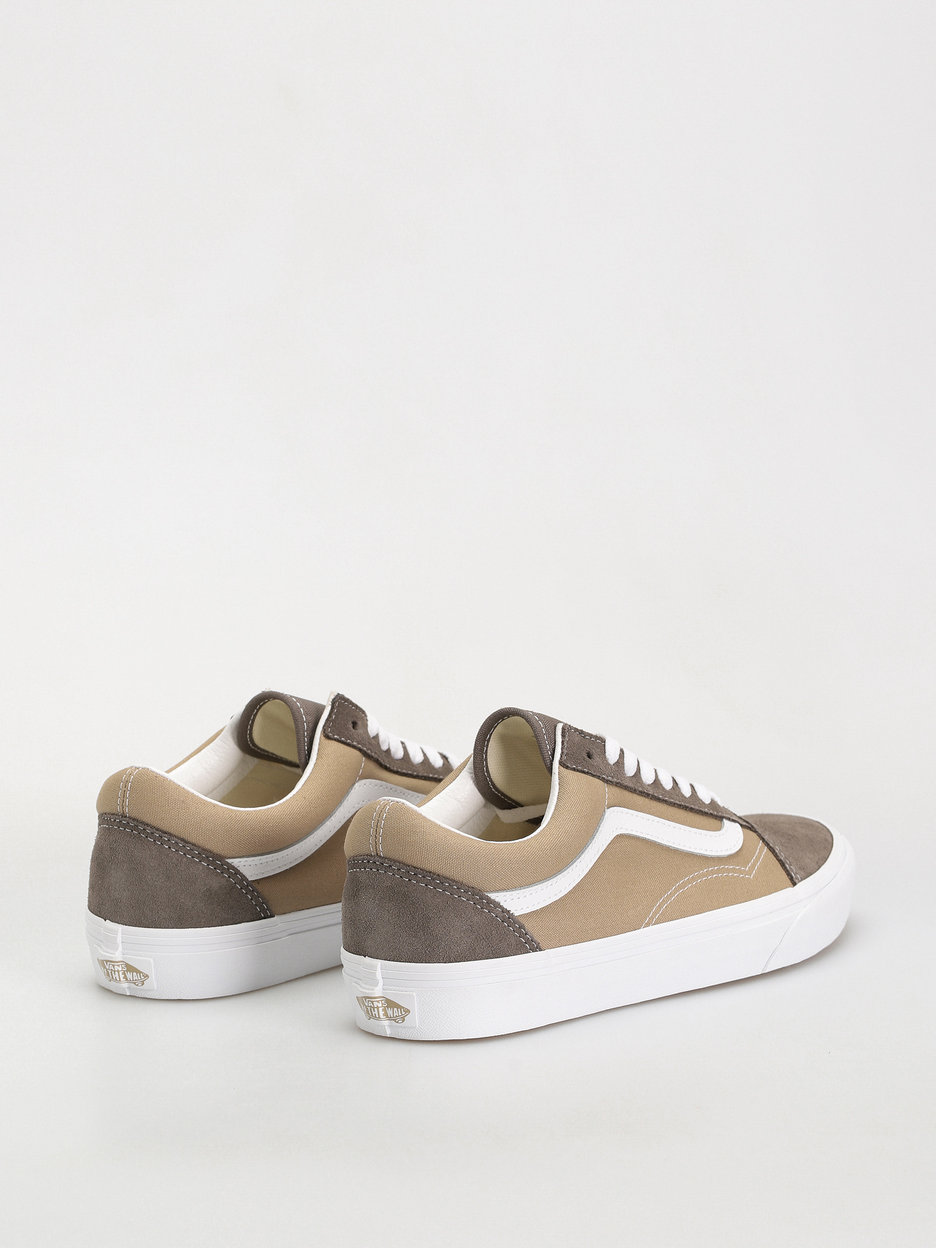 Pantofi Vans Old Skool (canvas/suede block brown)
