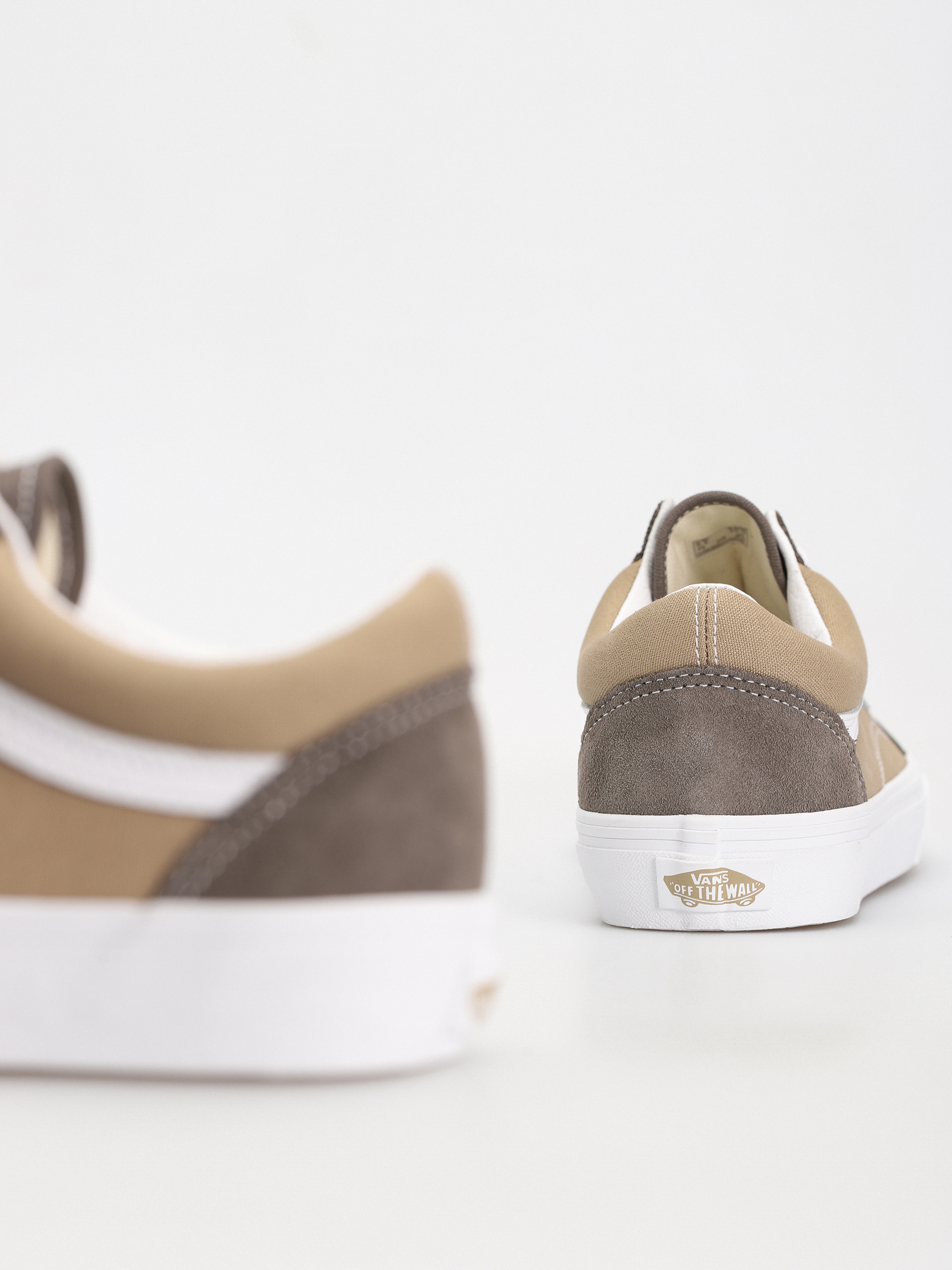 Pantofi Vans Old Skool (canvas/suede block brown)