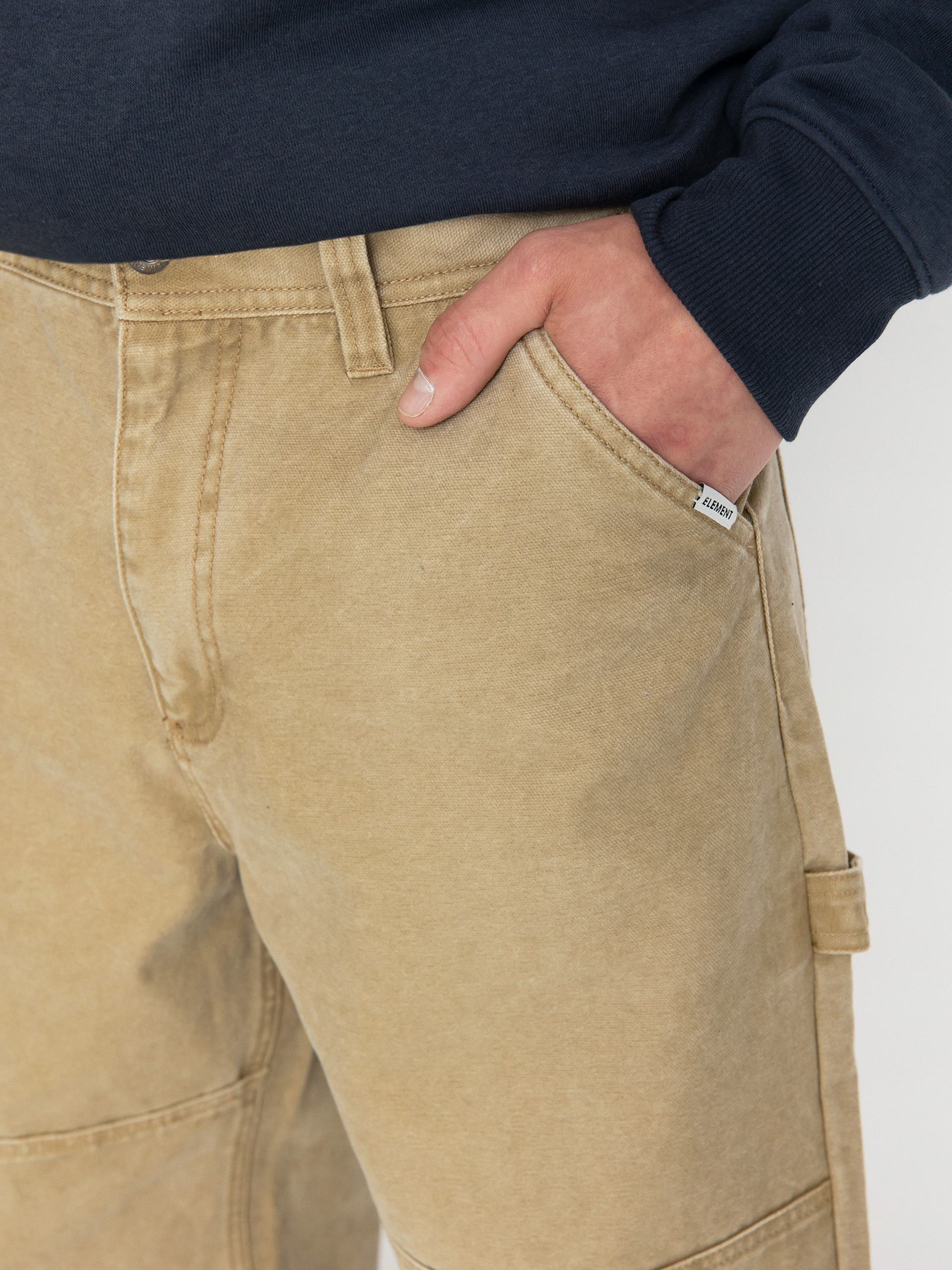 Pantaloni Element Carpenter Canvas (khaki)