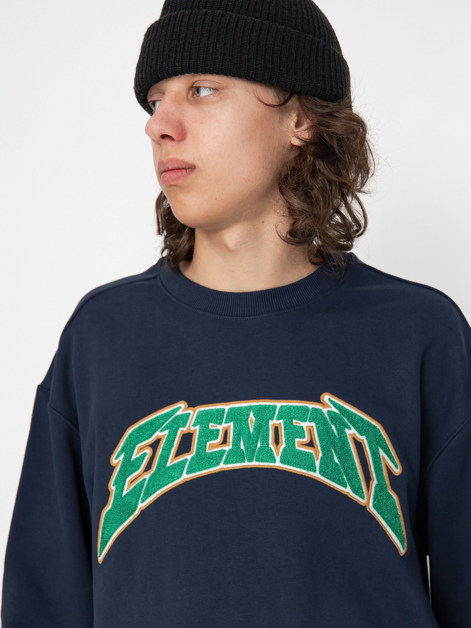 Hanorac Element Flash Logo Crew (eclipse navy)