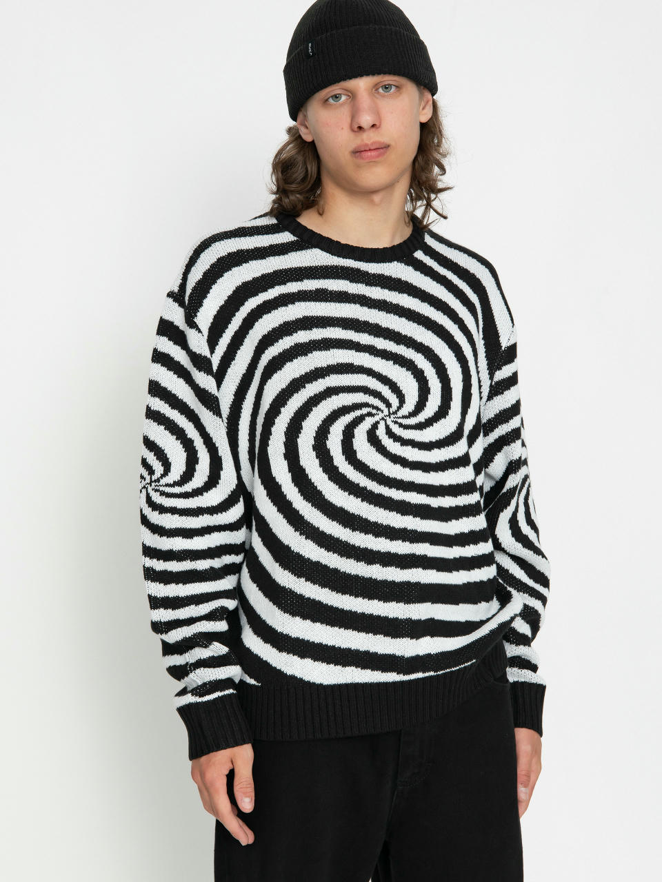 Hanorac RVCA Spiral Crew Knit (cloud)