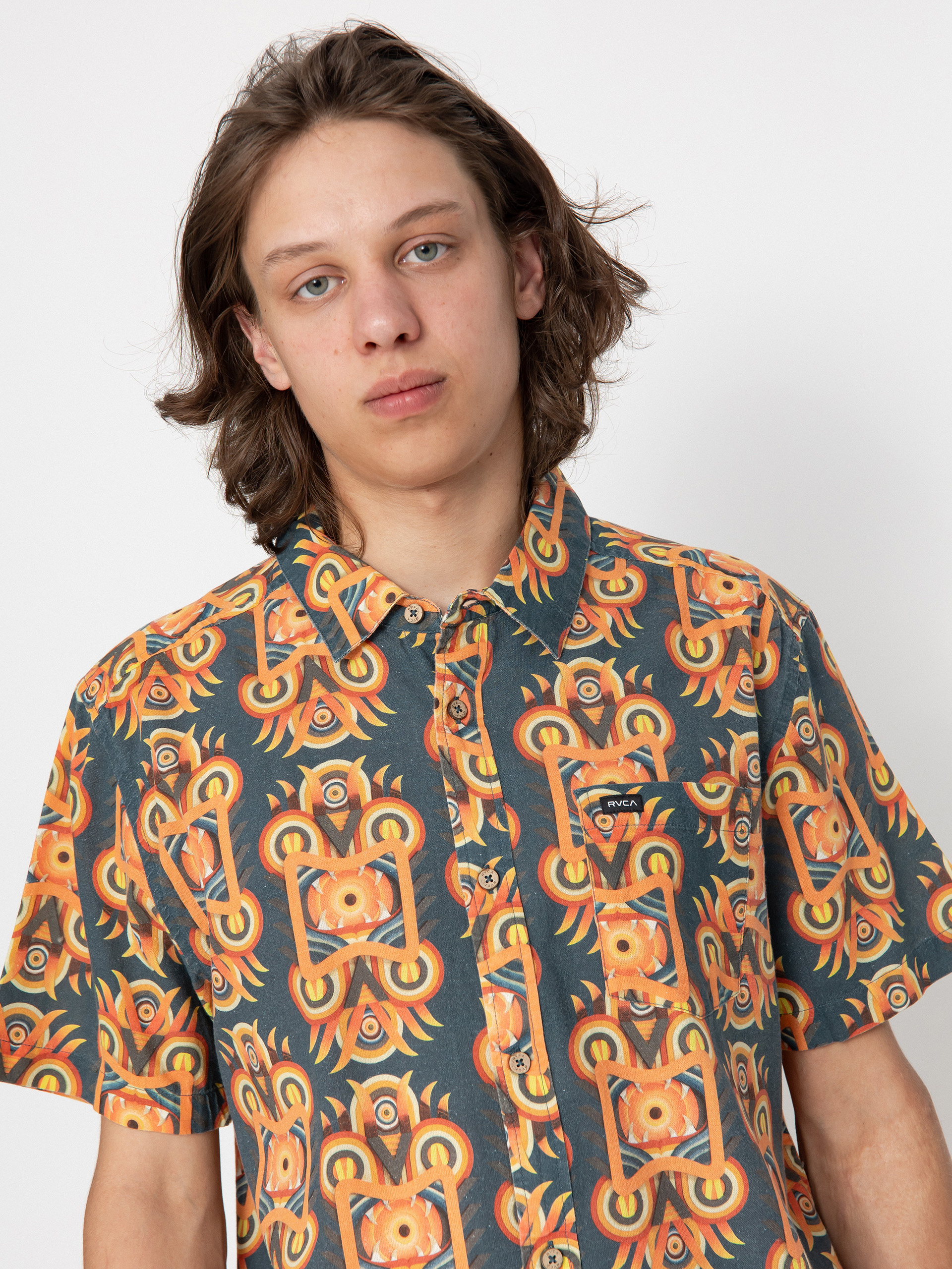 Cămașă RVCA Redondo (duck blue)