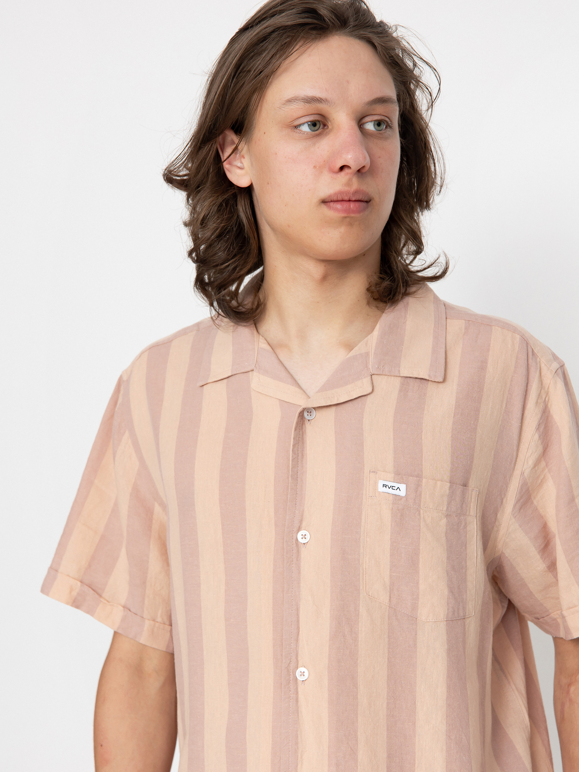 Cămașă RVCA Love Stripe (palomino grey)