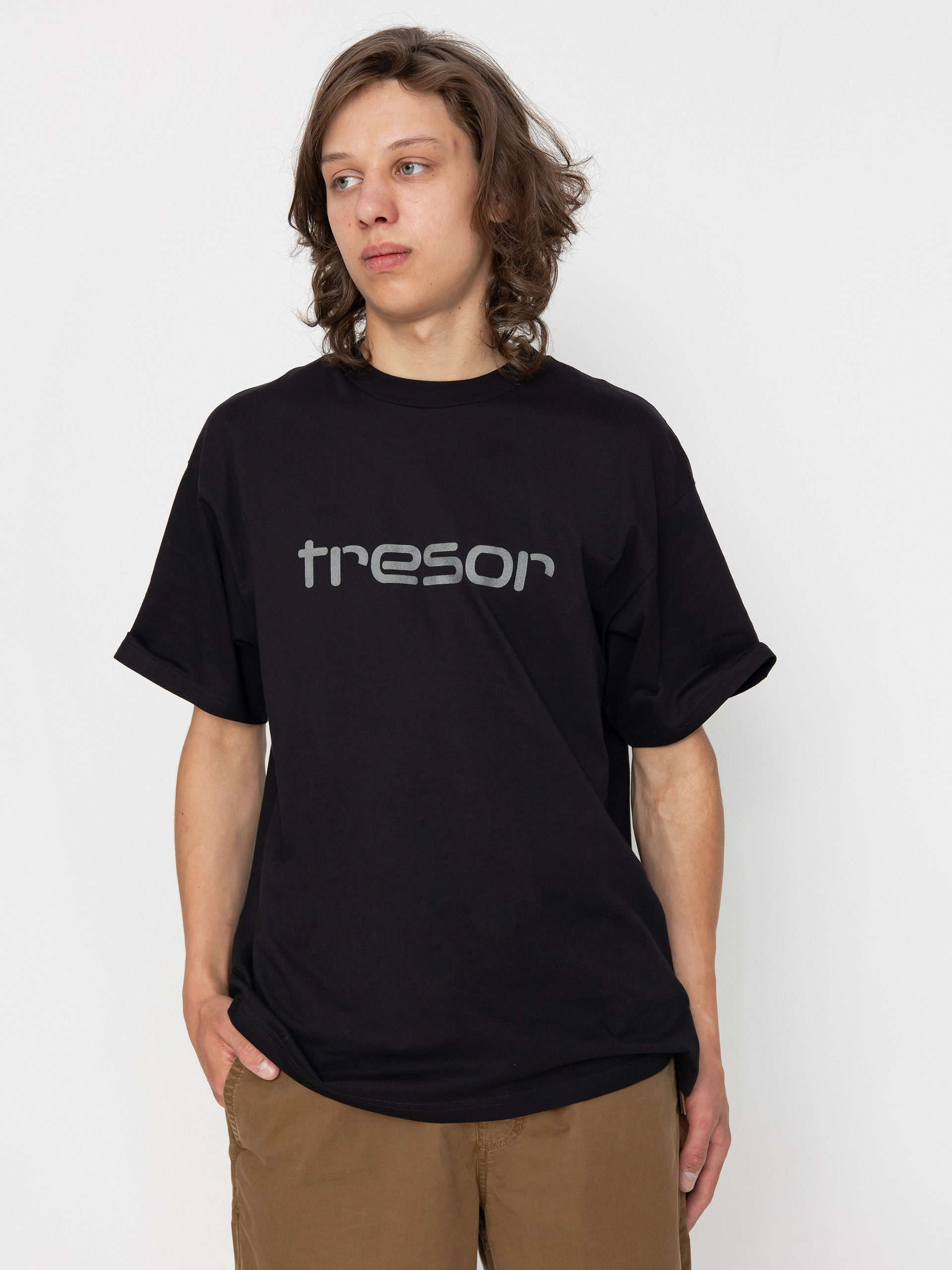 Tricou Carhartt WIP X TRESOR Techno Alliance (black/dark grey reflective)