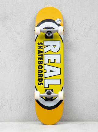 Skateboard Real Classic Oval (orange/yellow/white)