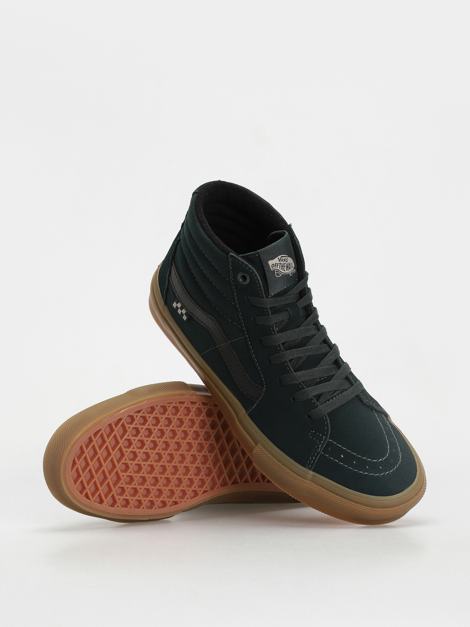 Pantofi Vans Skate Sk8 Hi (green/gum)