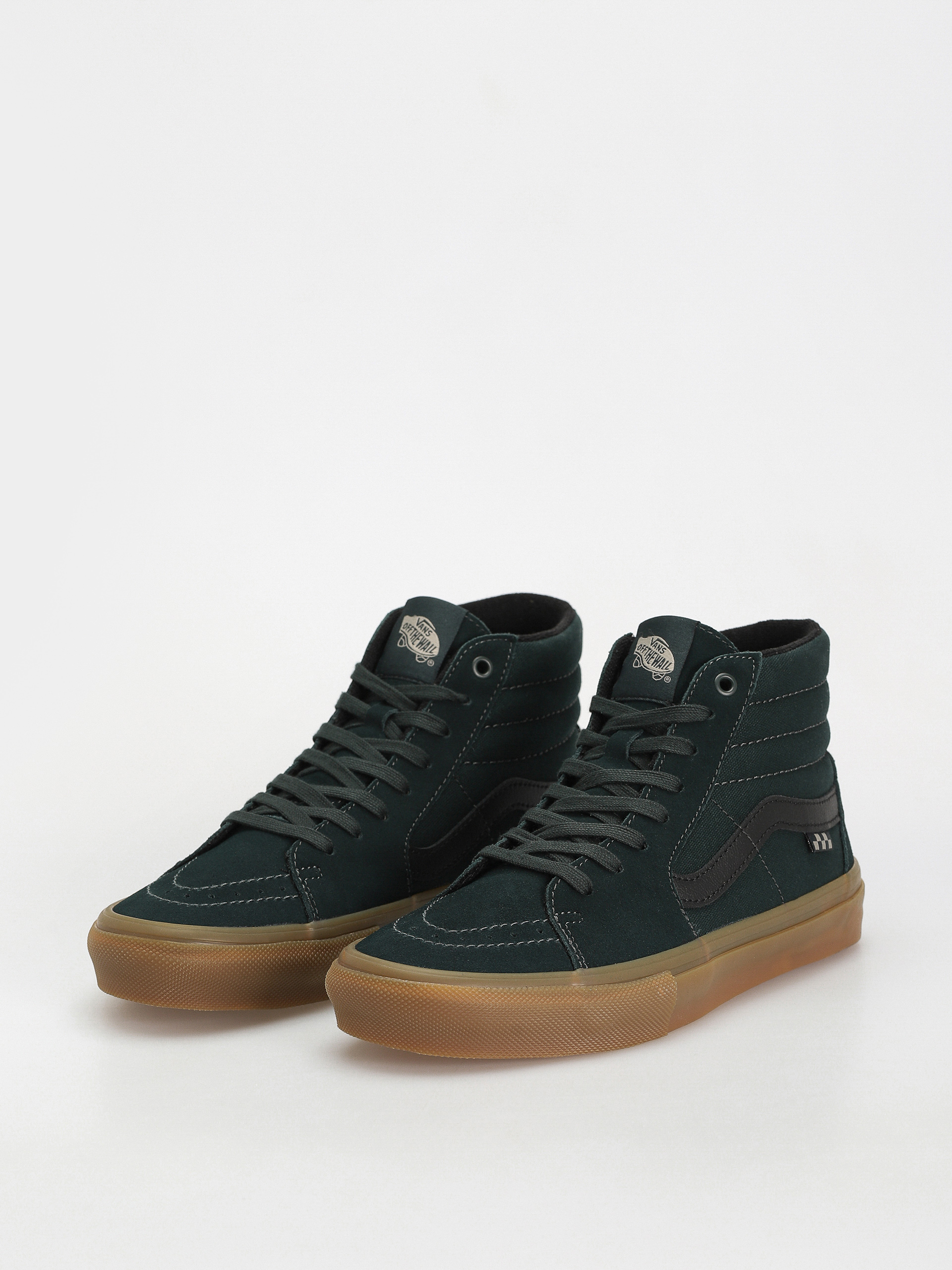 Pantofi Vans Skate Sk8 Hi (green/gum)