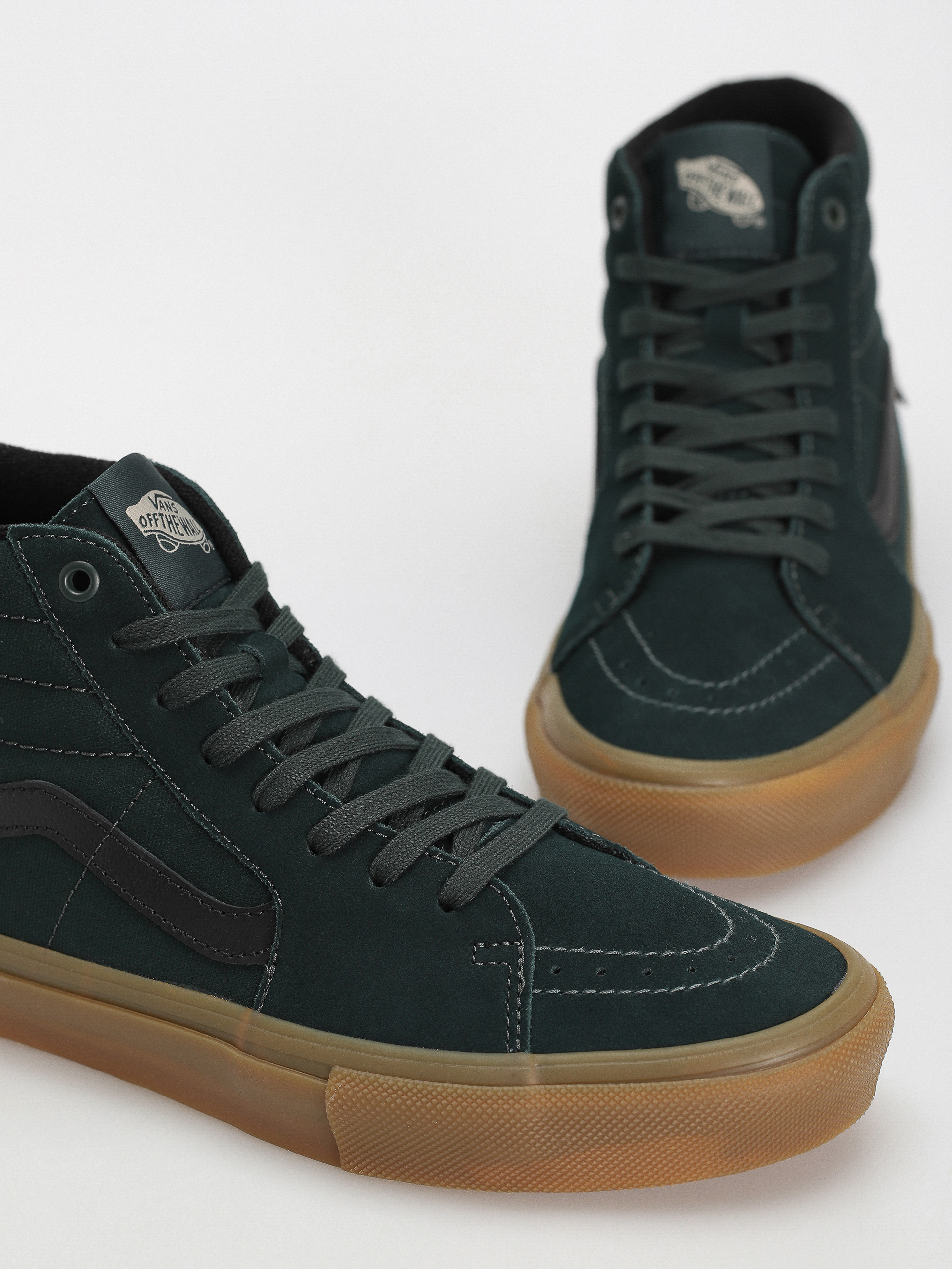 Pantofi Vans Skate Sk8 Hi (green/gum)