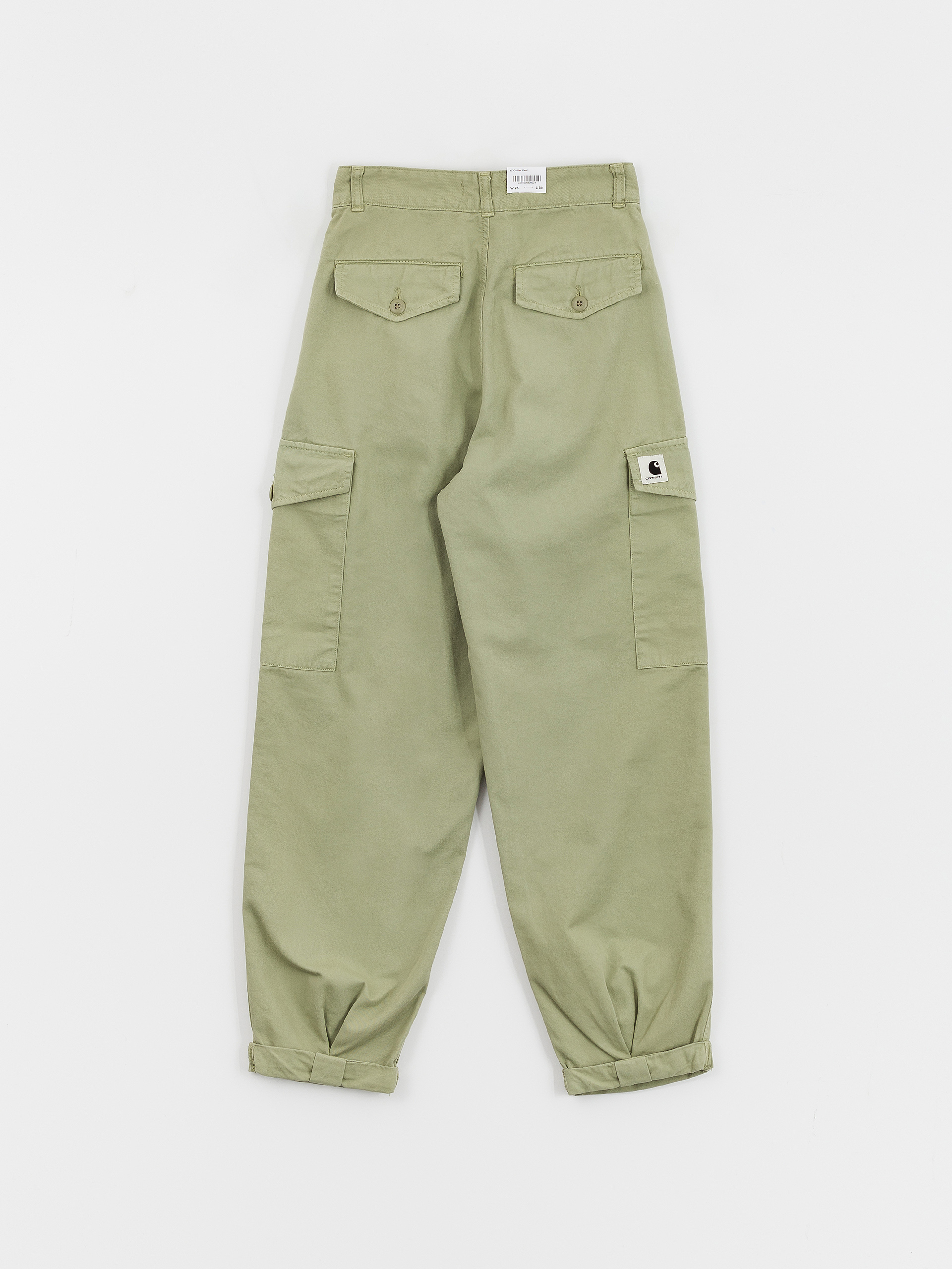 Pantaloni Carhartt WIP Collins Wmn (misty green)