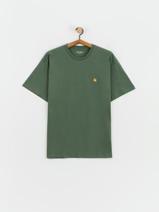 Tricou Carhartt WIP Chase (duck green/gold)
